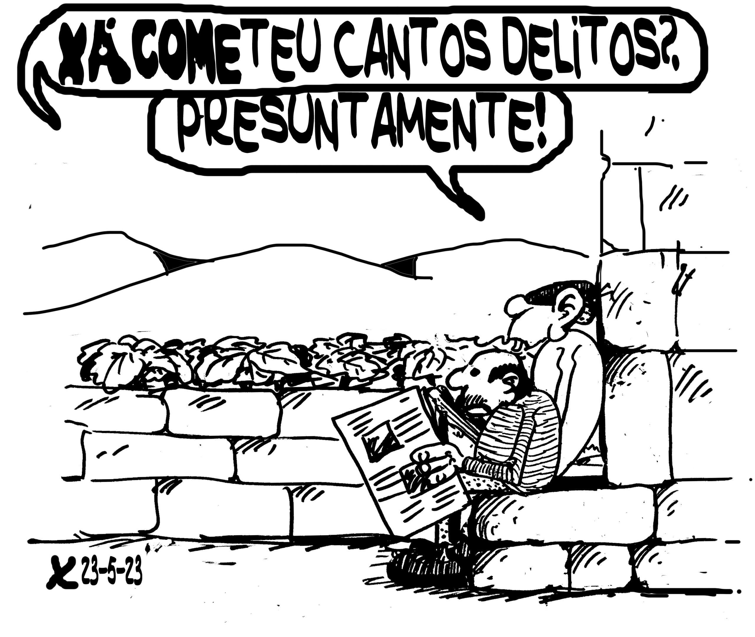 Viñeta de O Carrabouxo do 23 de maio de 2023