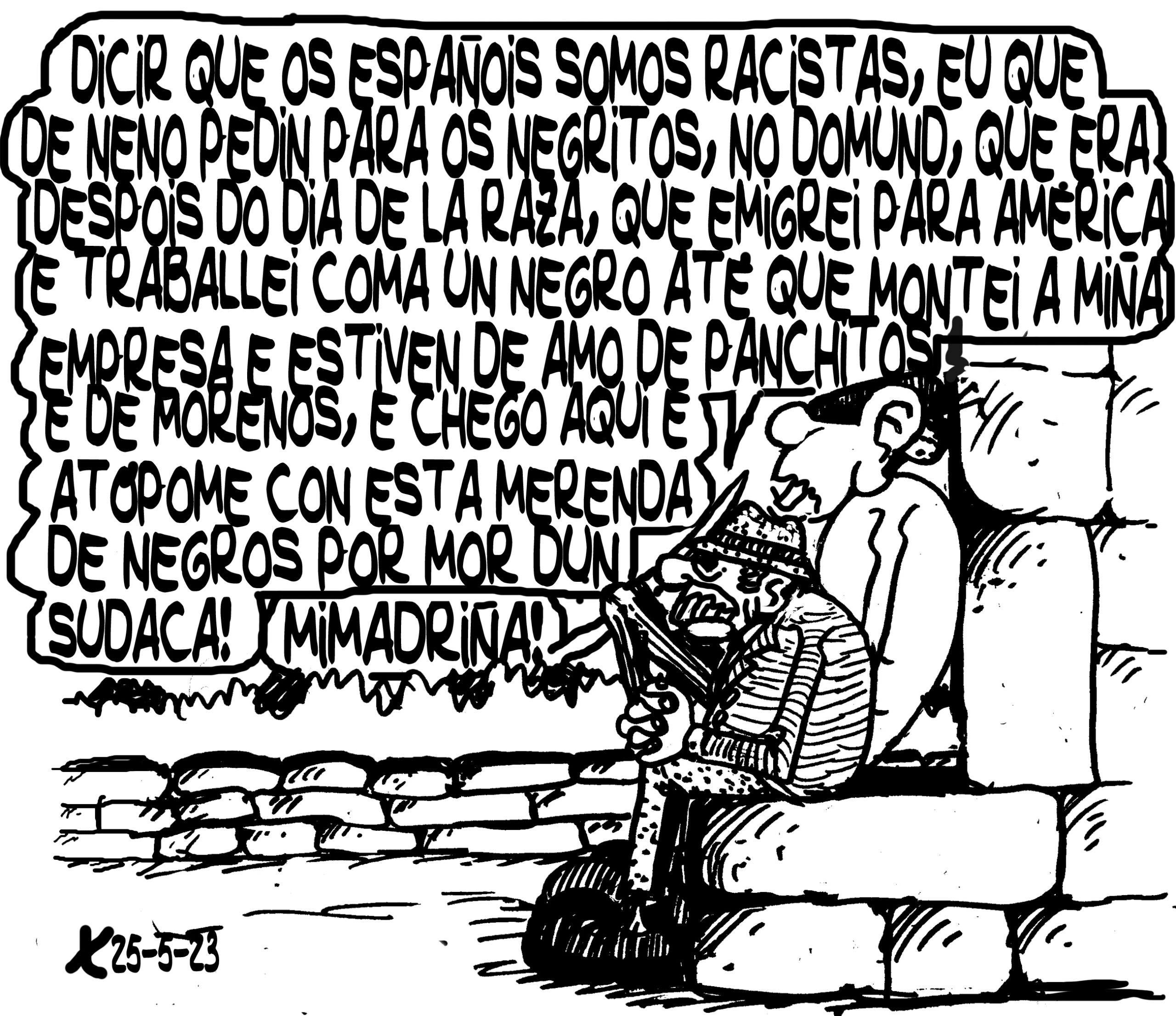 Viñeta de O Carrabouxo do 25 de maio de 2023