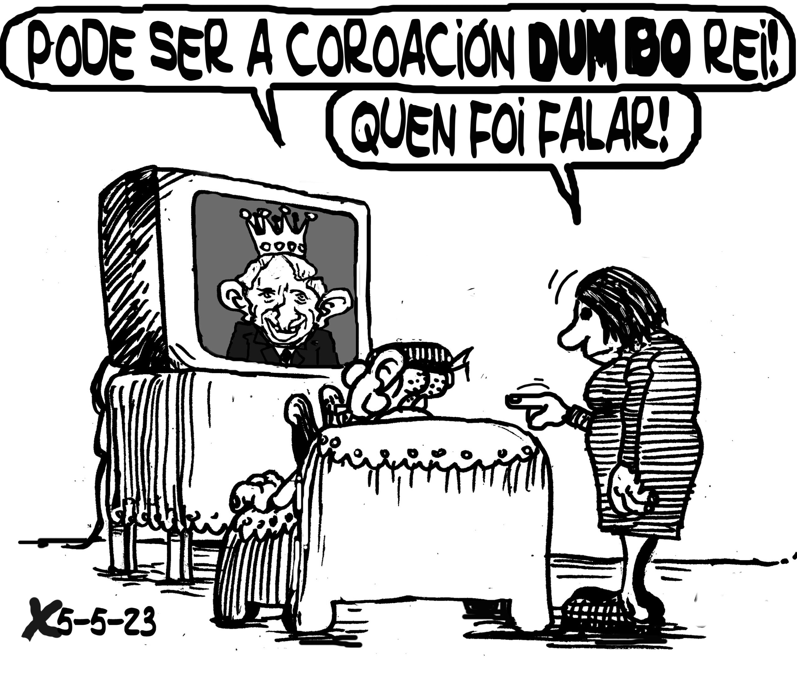 Viñeta de O Carrabouxo do 5 de maio de 2023