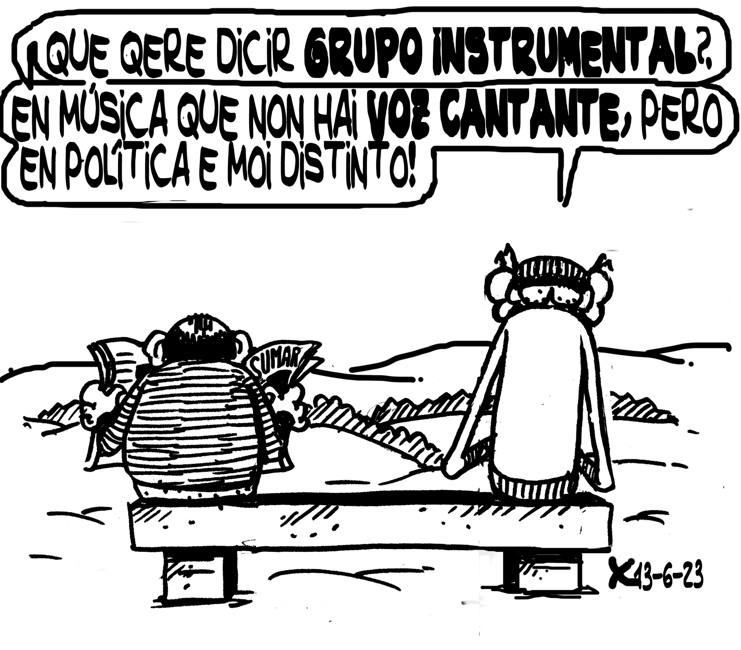 Viñeta de O Carrabouxo do 13 de xuño de 2023