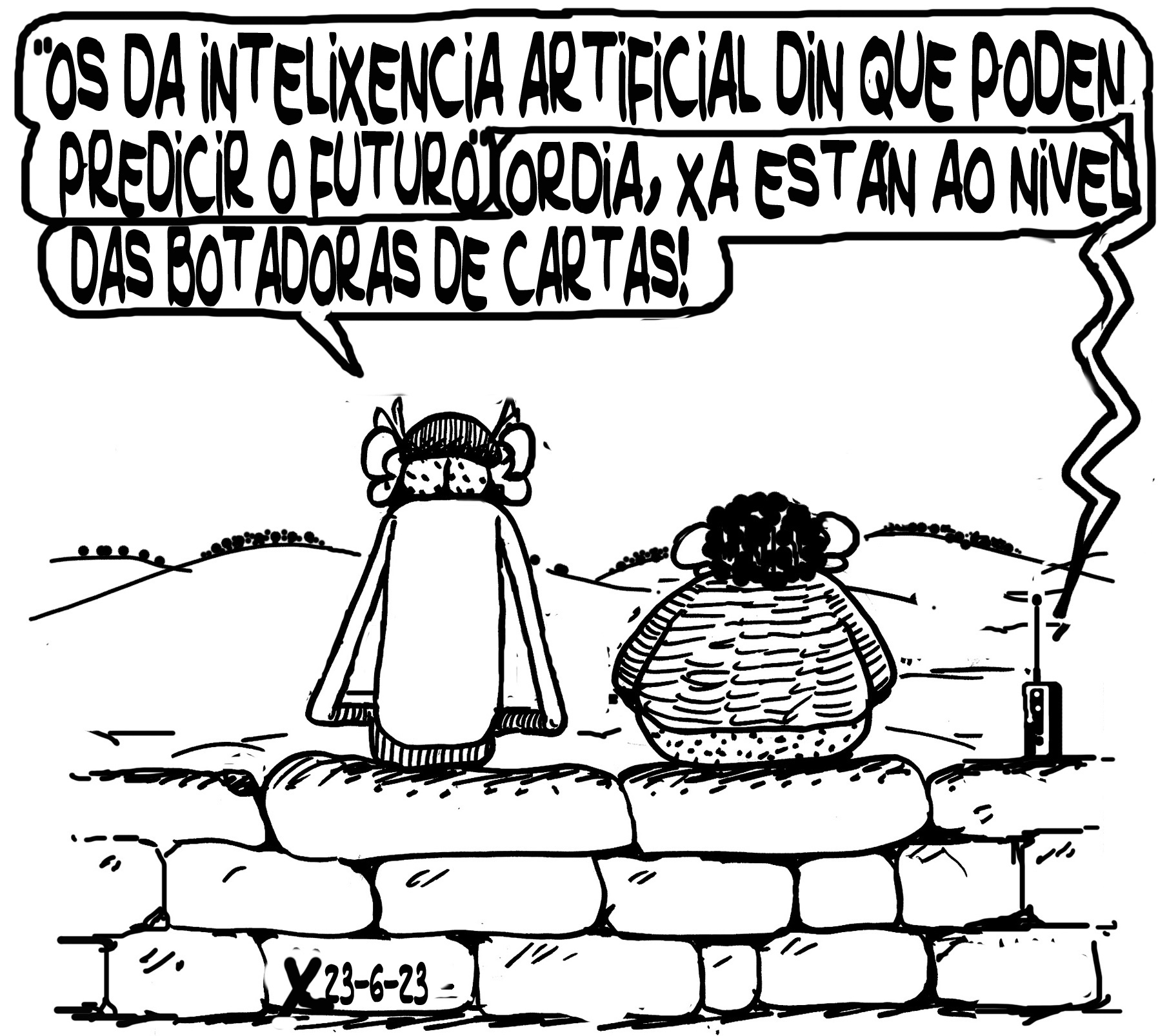 Viñeta de O Carrabouxo do 23 de xuño de 2023