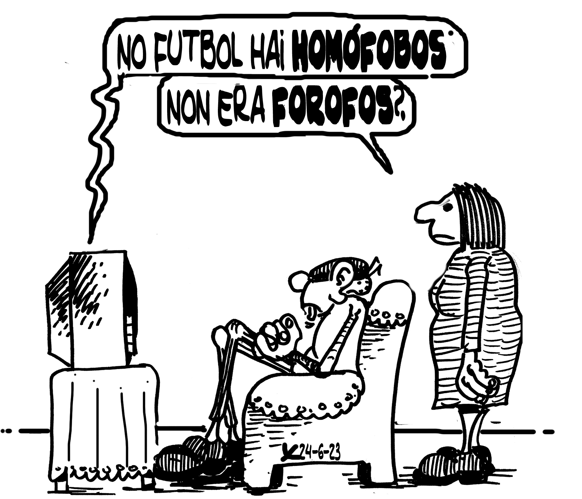 Viñeta de O Carrabouxo do 24 de xuño de 2023