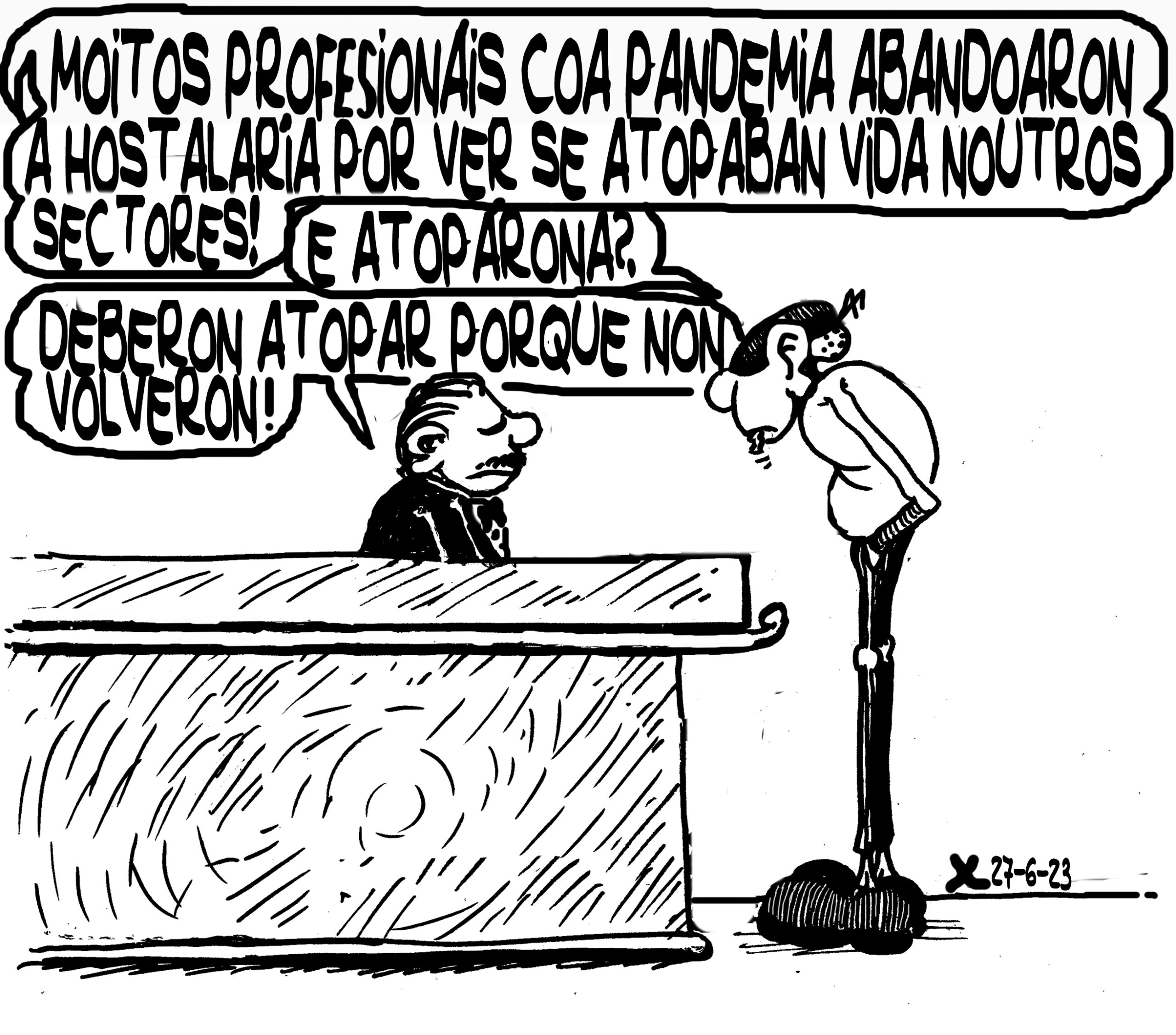 Viñeta de O Carrabouxo do 27 de xuño de 2023