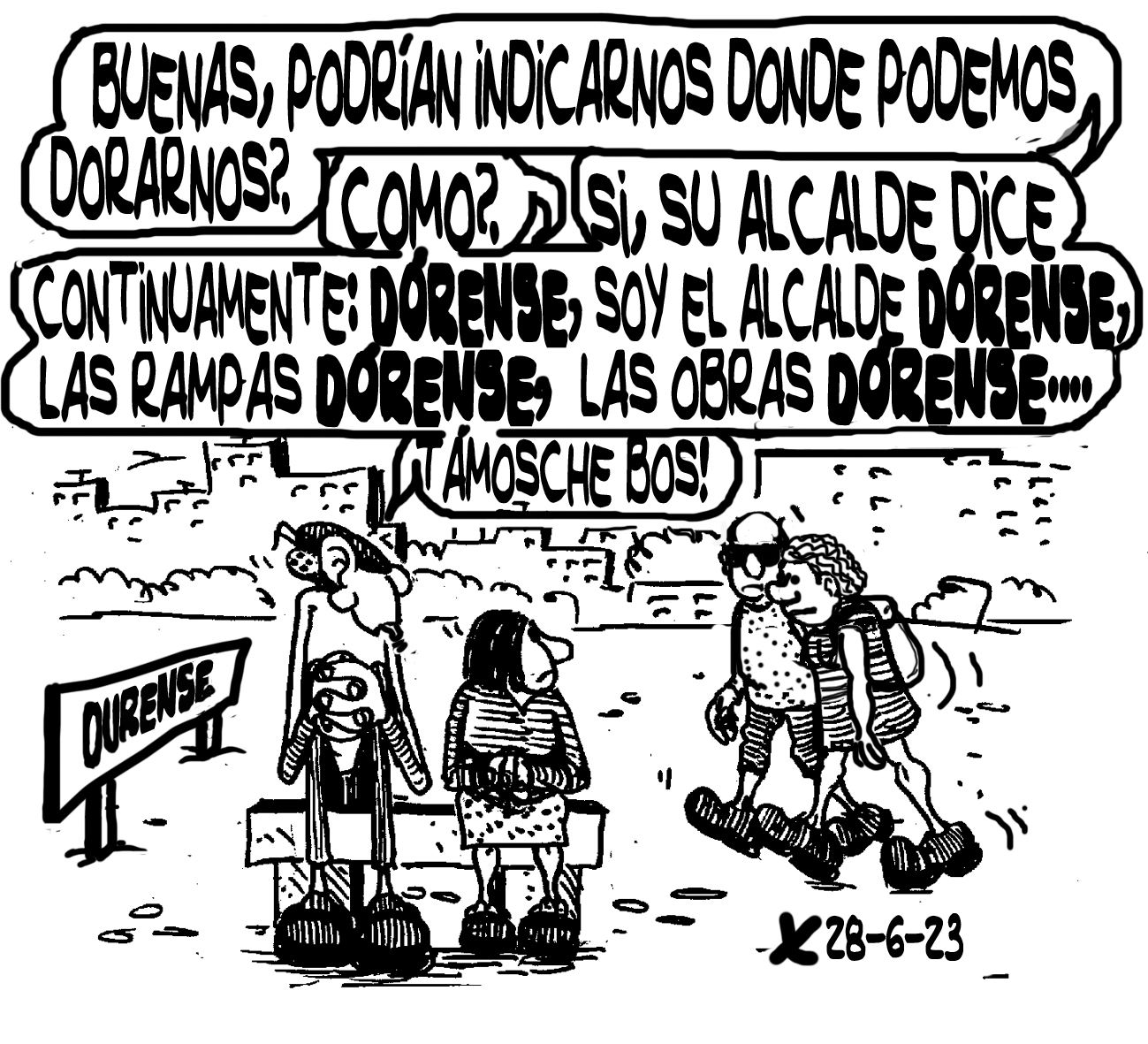 Viñeta de O Carrabouxo do 28 de xuño de 2023