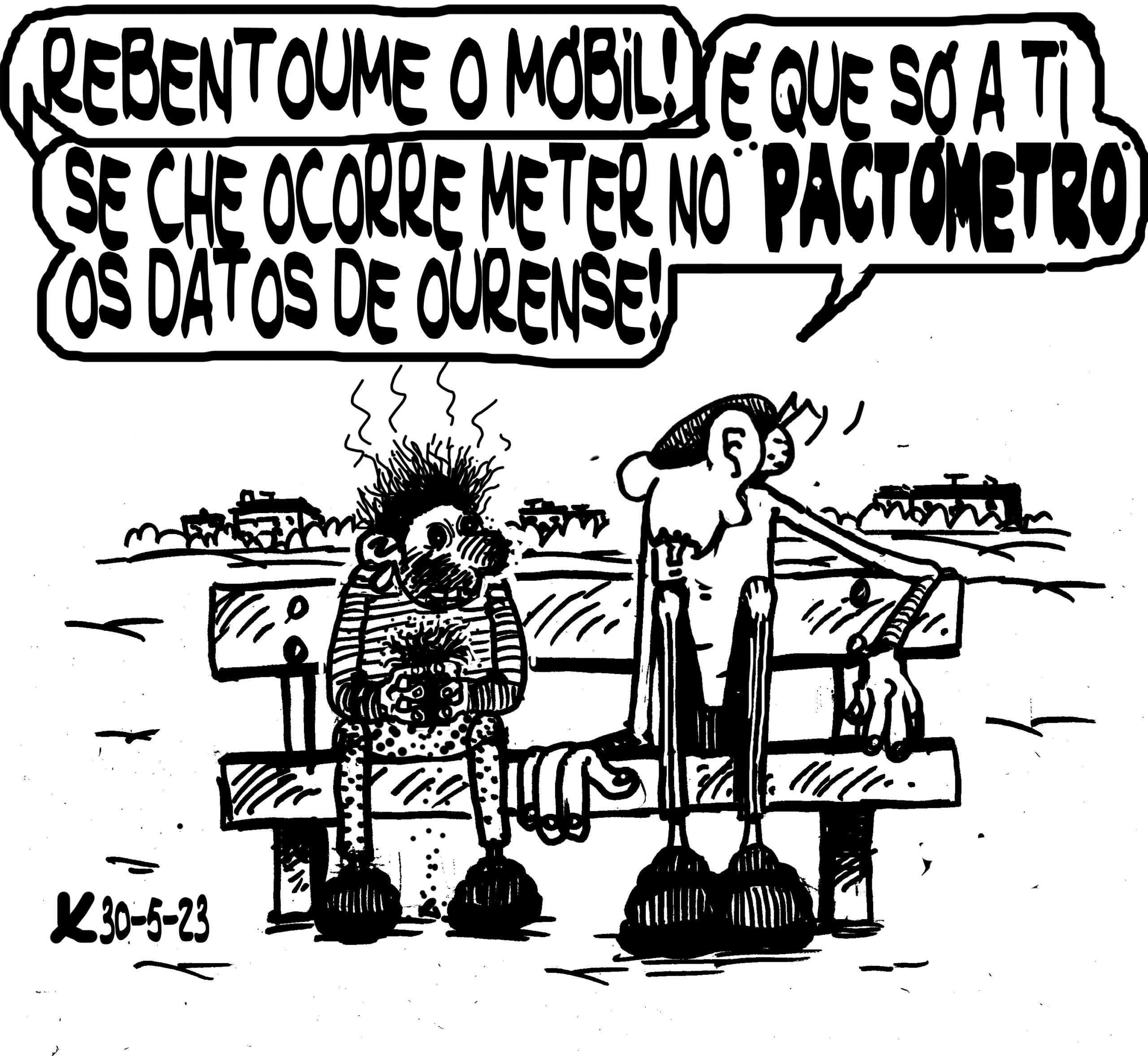 Viñeta de O Carrabouxo do 30 de maio de 2023
