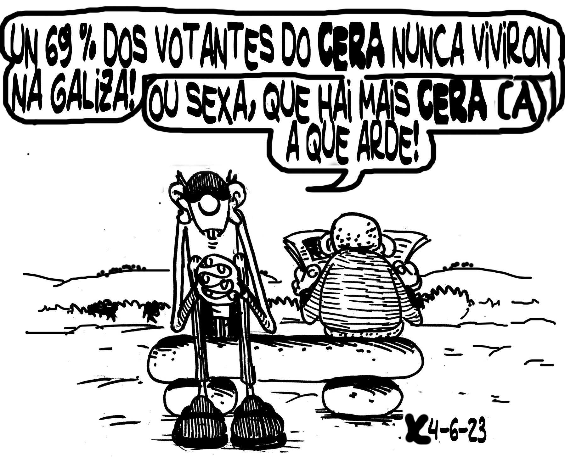 Viñeta de O Carrabouxo do 4 de xuño de 2023