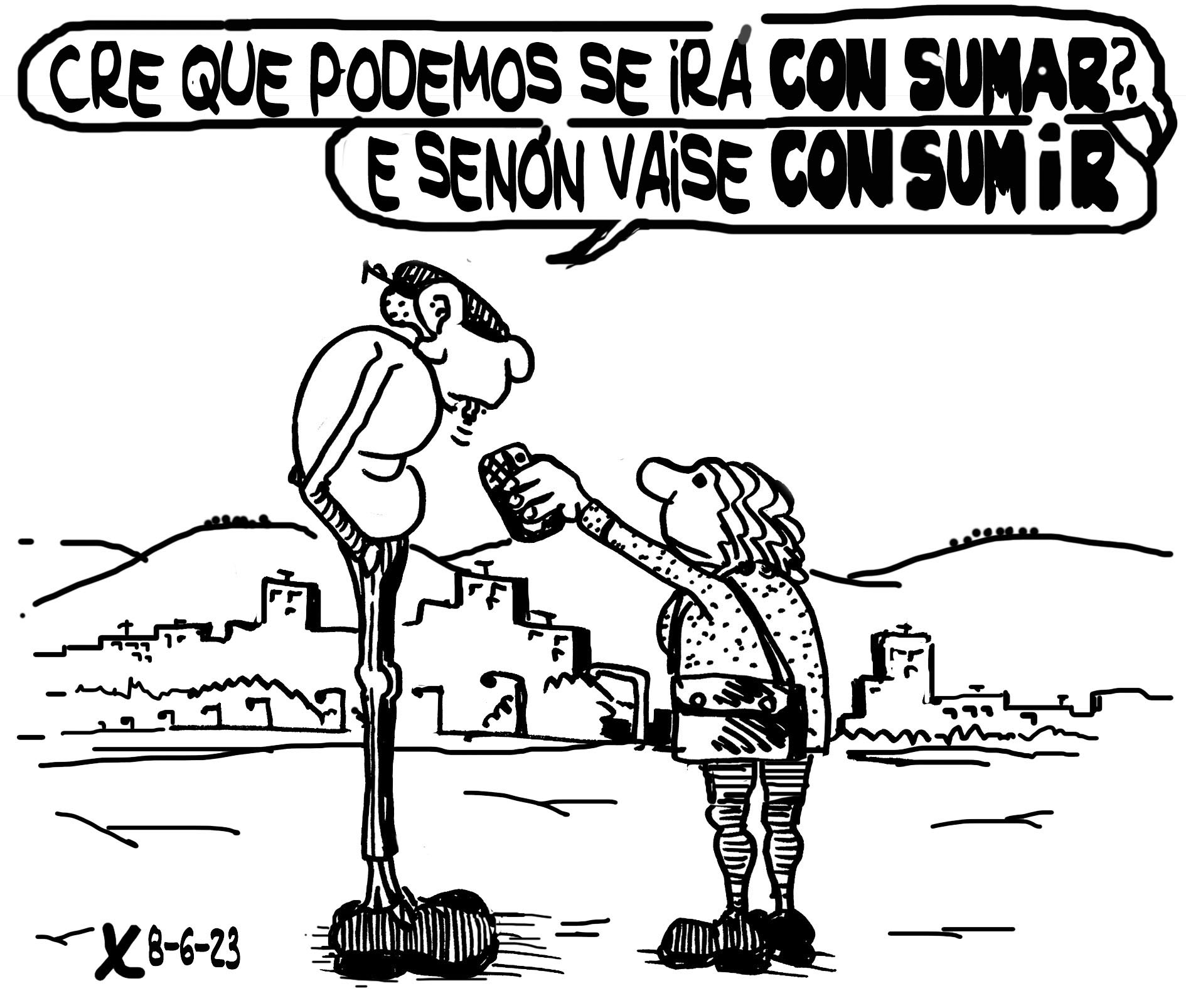 Viñeta de O Carrabouxo do 8 de xuño de 2023
