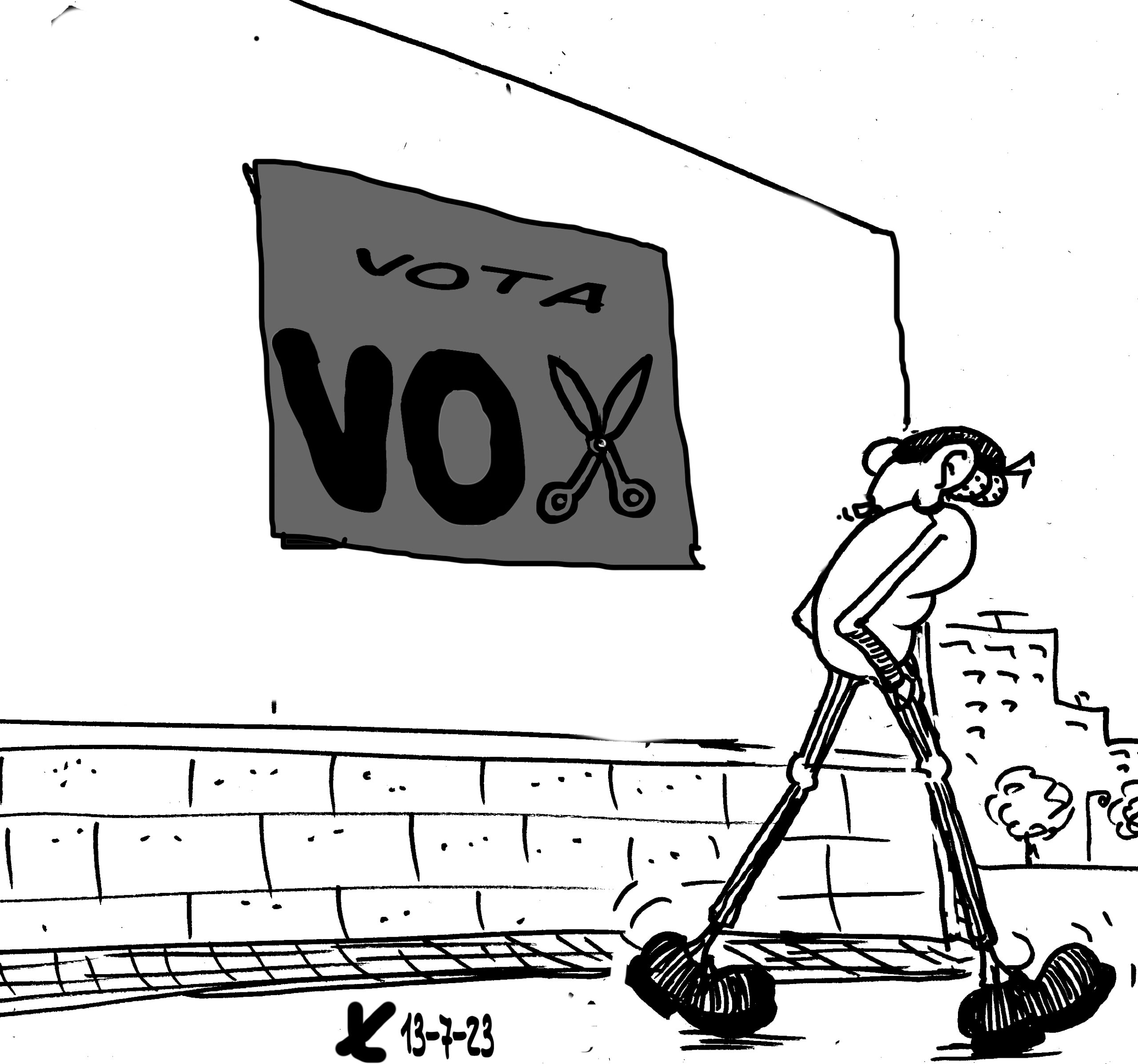 Viñeta de O Carrabouxo do 13 de xullo de 2023