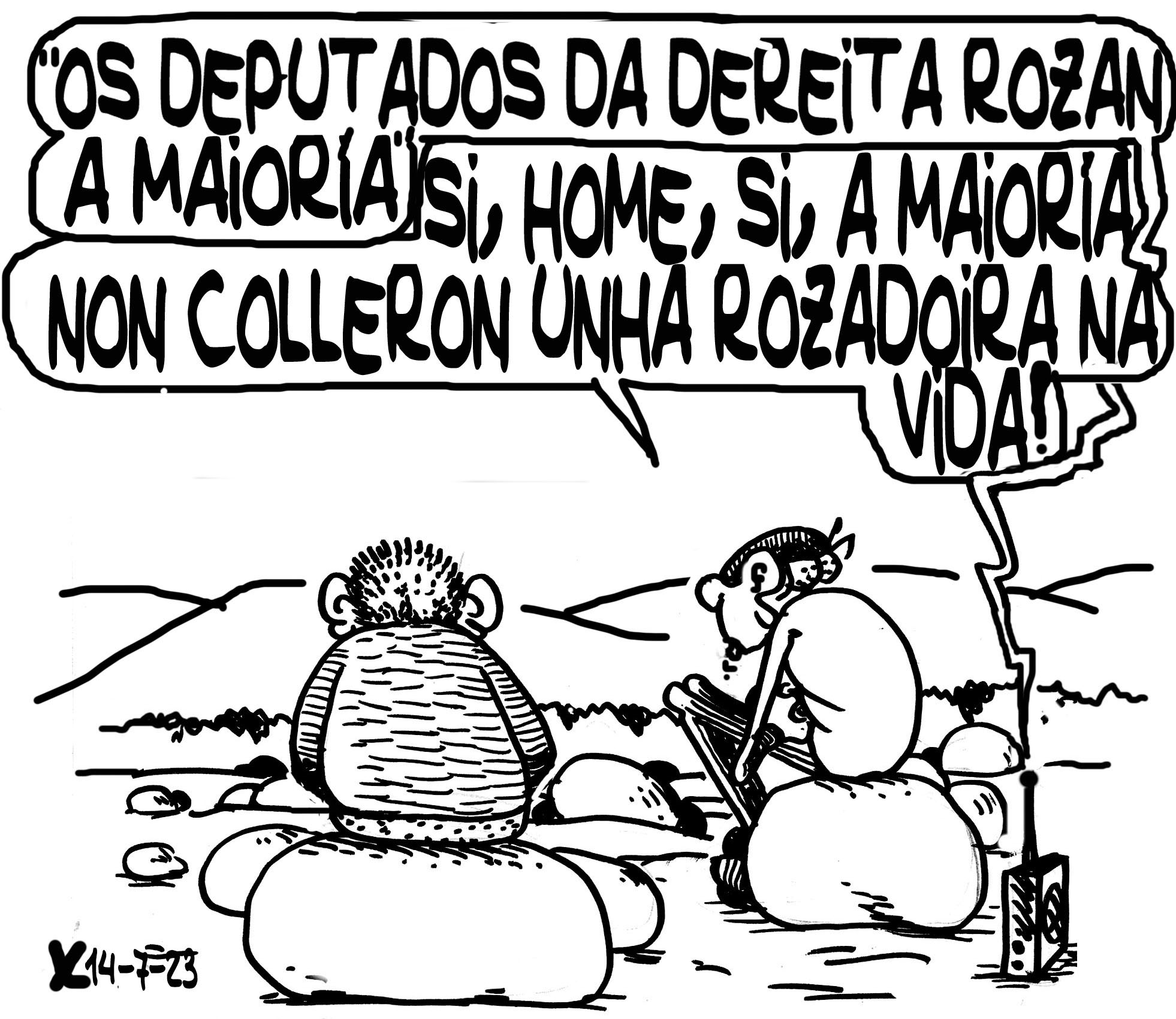 Viñeta de O Carrabouxo do 14 de xullo de 2023