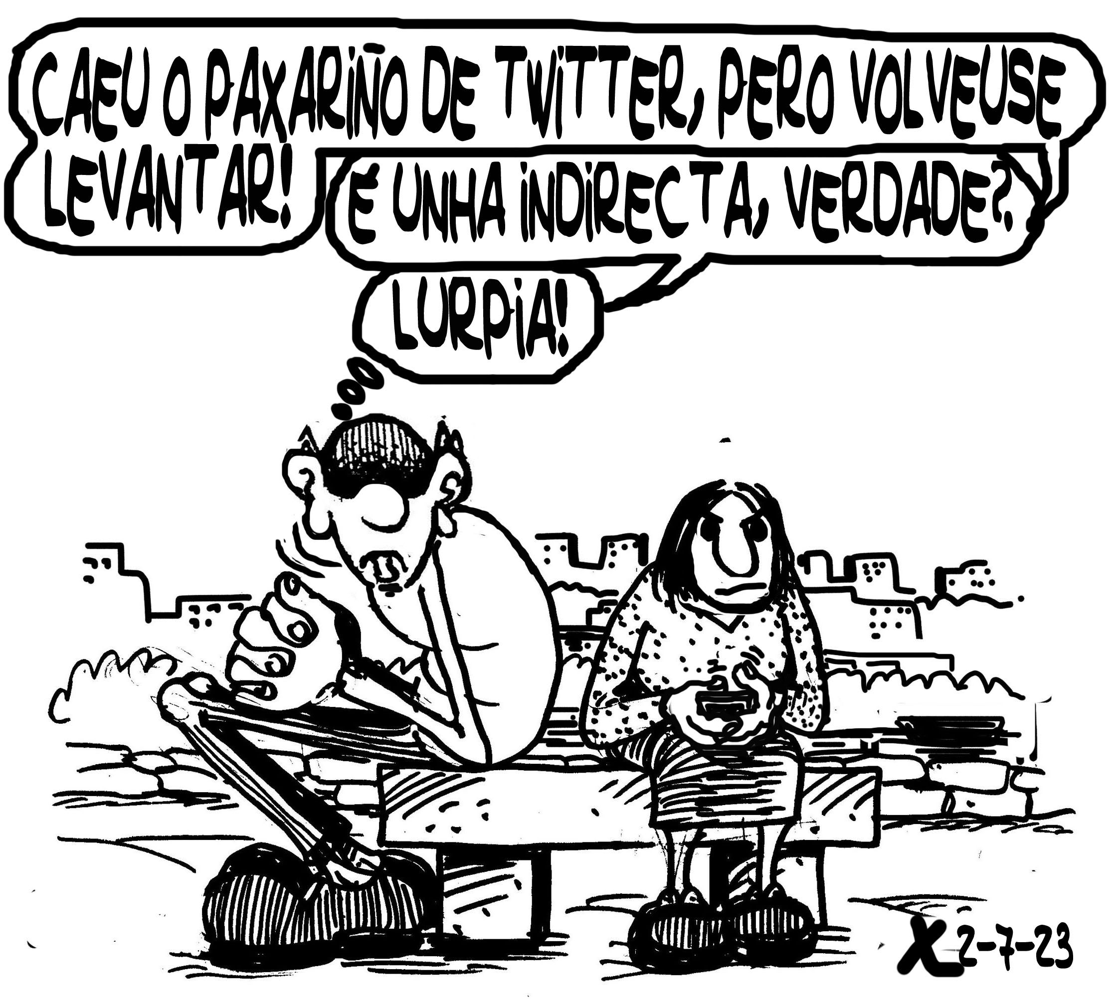 Viñeta de O Carrabouxo do 2 de xullo de 2023