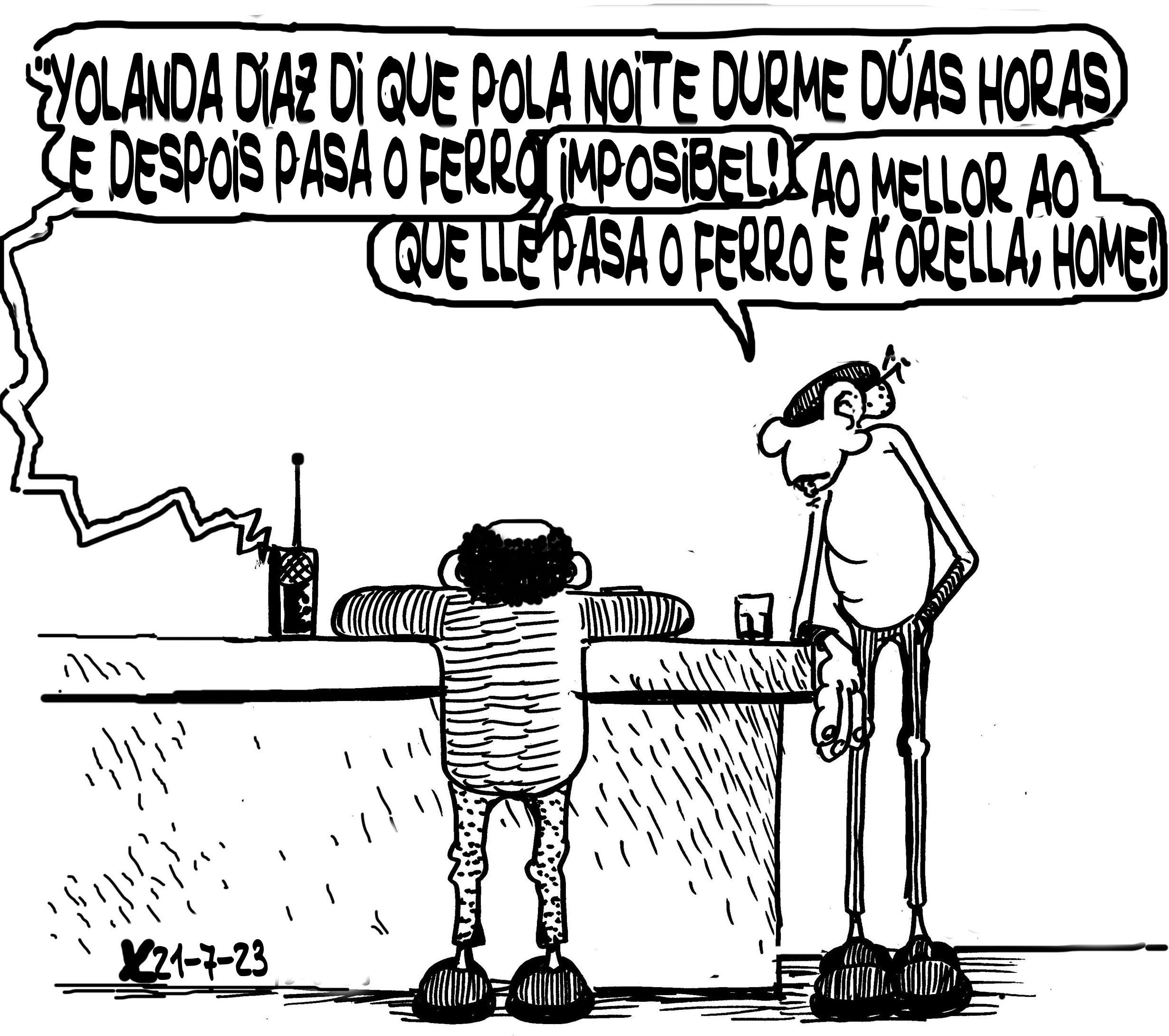 Viñeta de O Carrabouxo do 21 de xullo de 2023