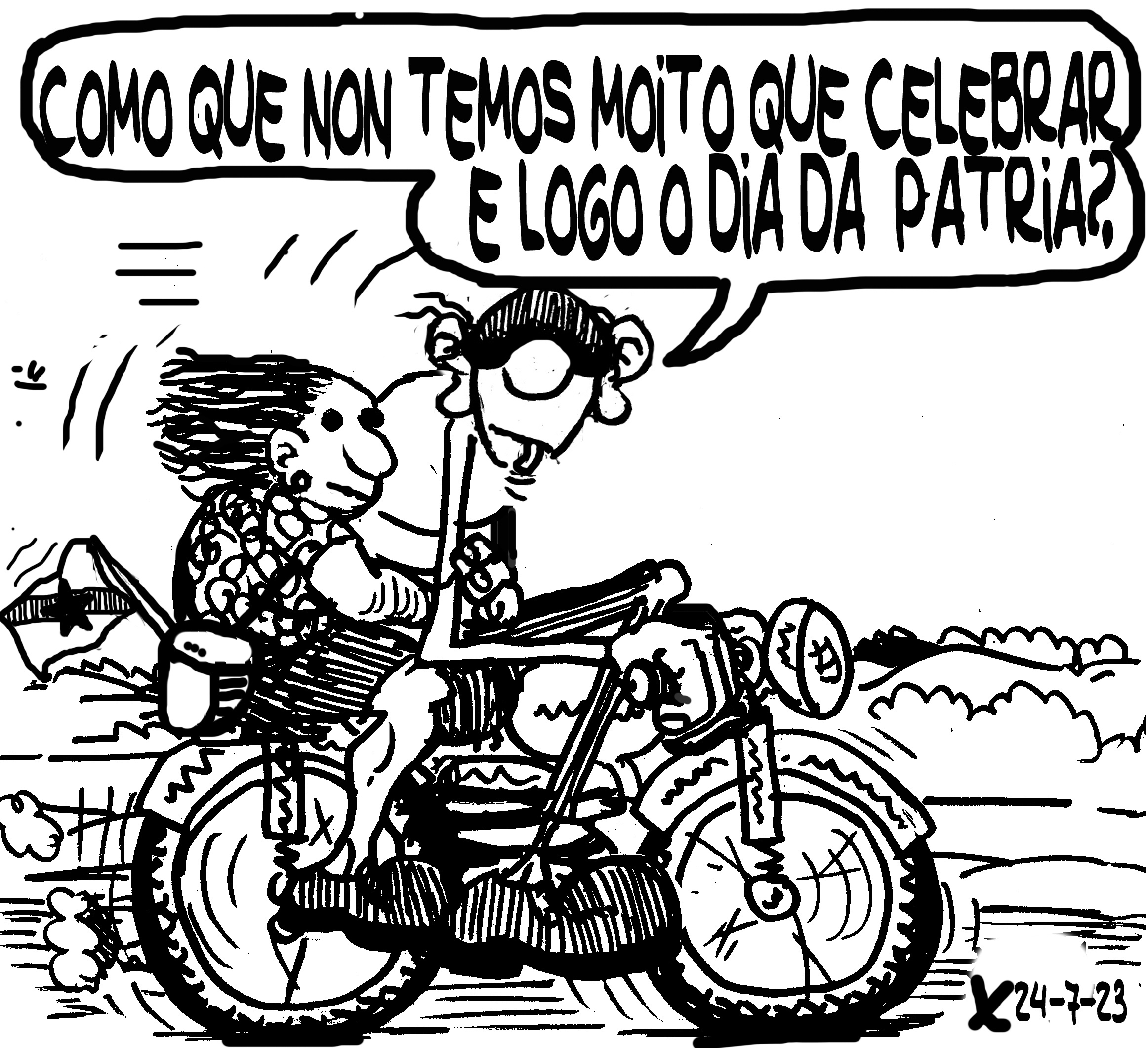 Viñeta de O Carrabouxo do 24 de xullo de 2023