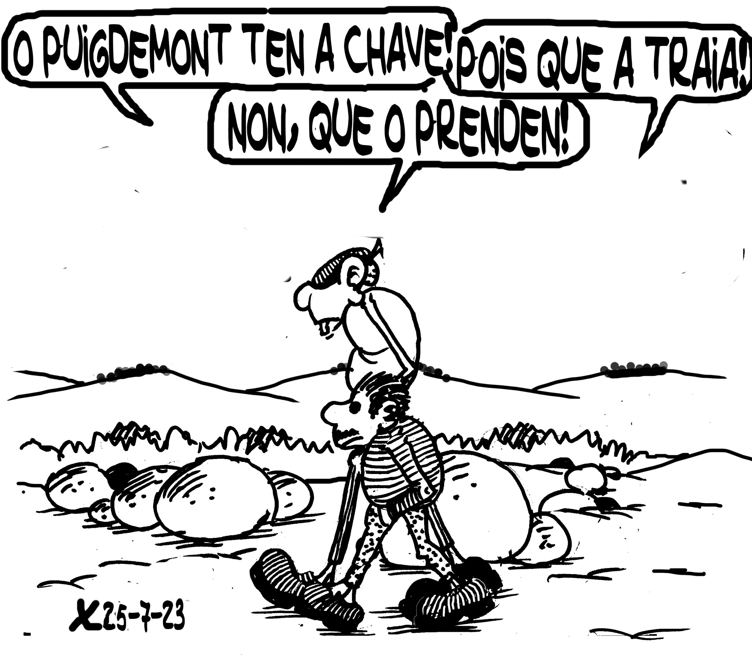 Viñeta de O Carrabouxo do 25 de xullo de 2023