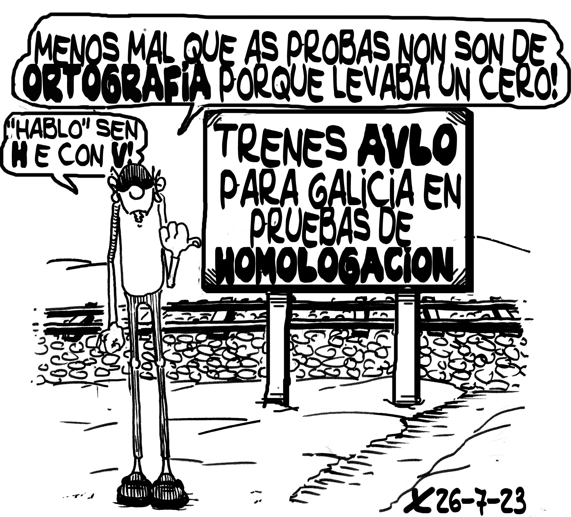 Viñeta de O Carrabouxo do 26 de xullo de 2023