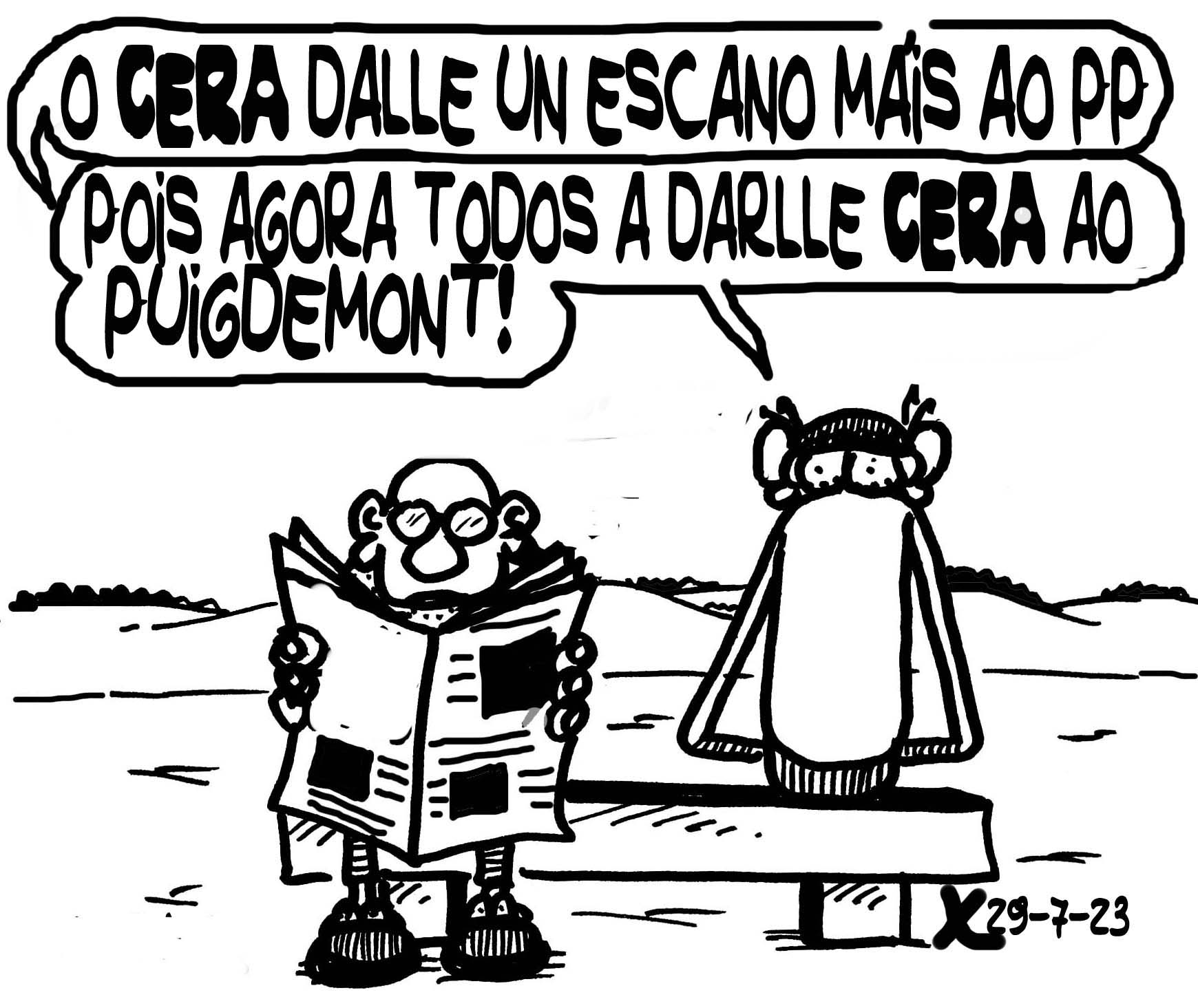 Viñeta de O Carrabouxo do 29 de xullo de 2023