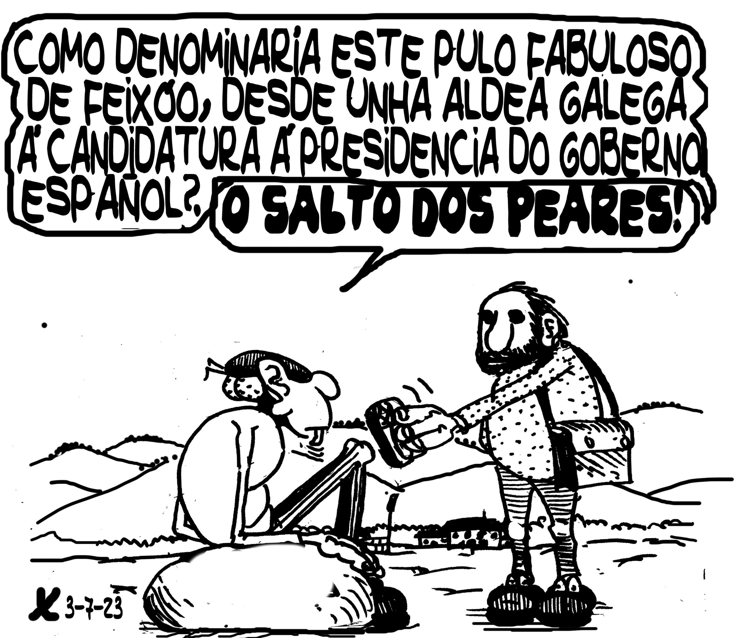 Viñeta de O Carrabouxo do 3 de xullo de 2023