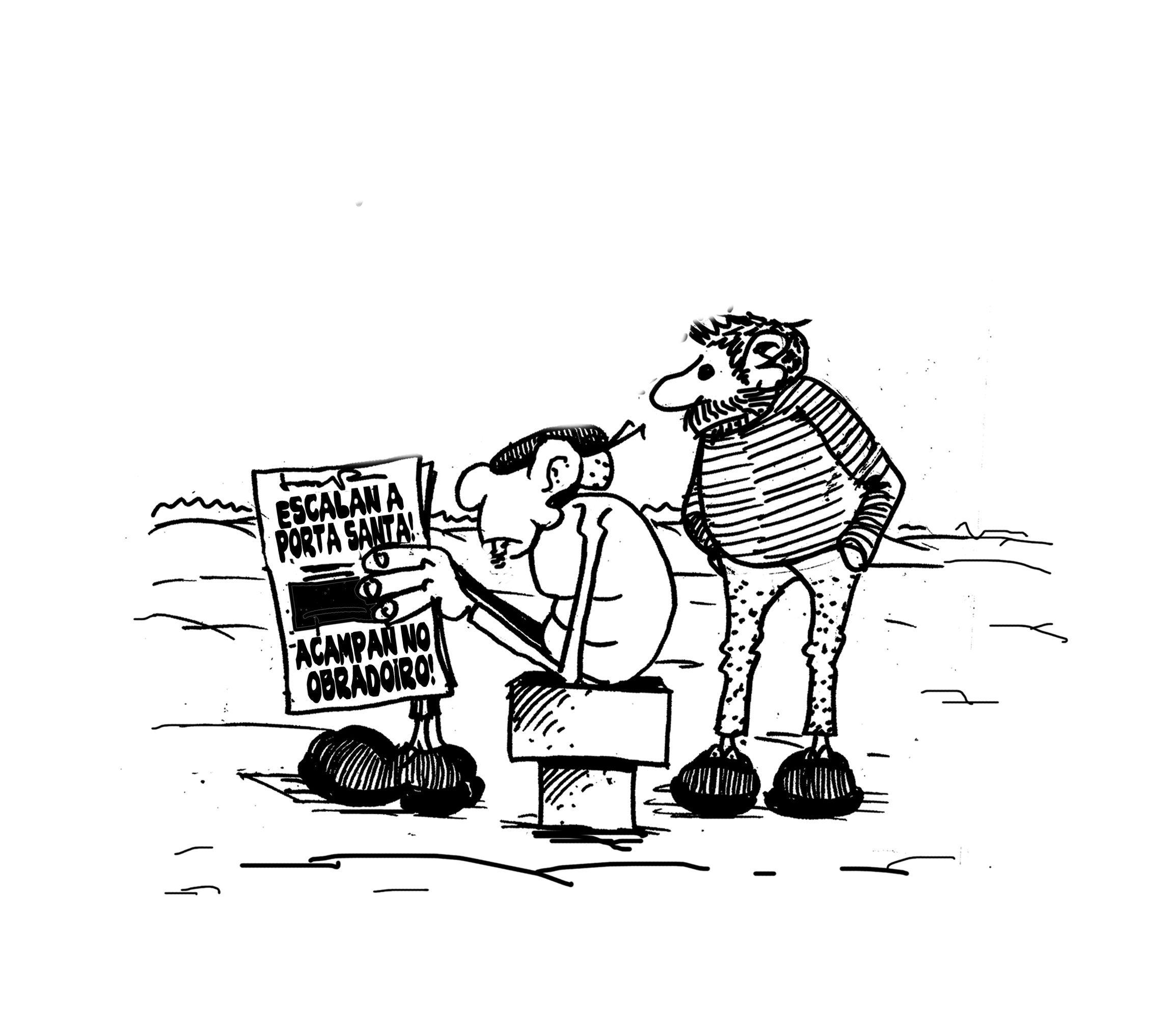 Viñeta de O Carrabouxo do 7 de xullo de 2023