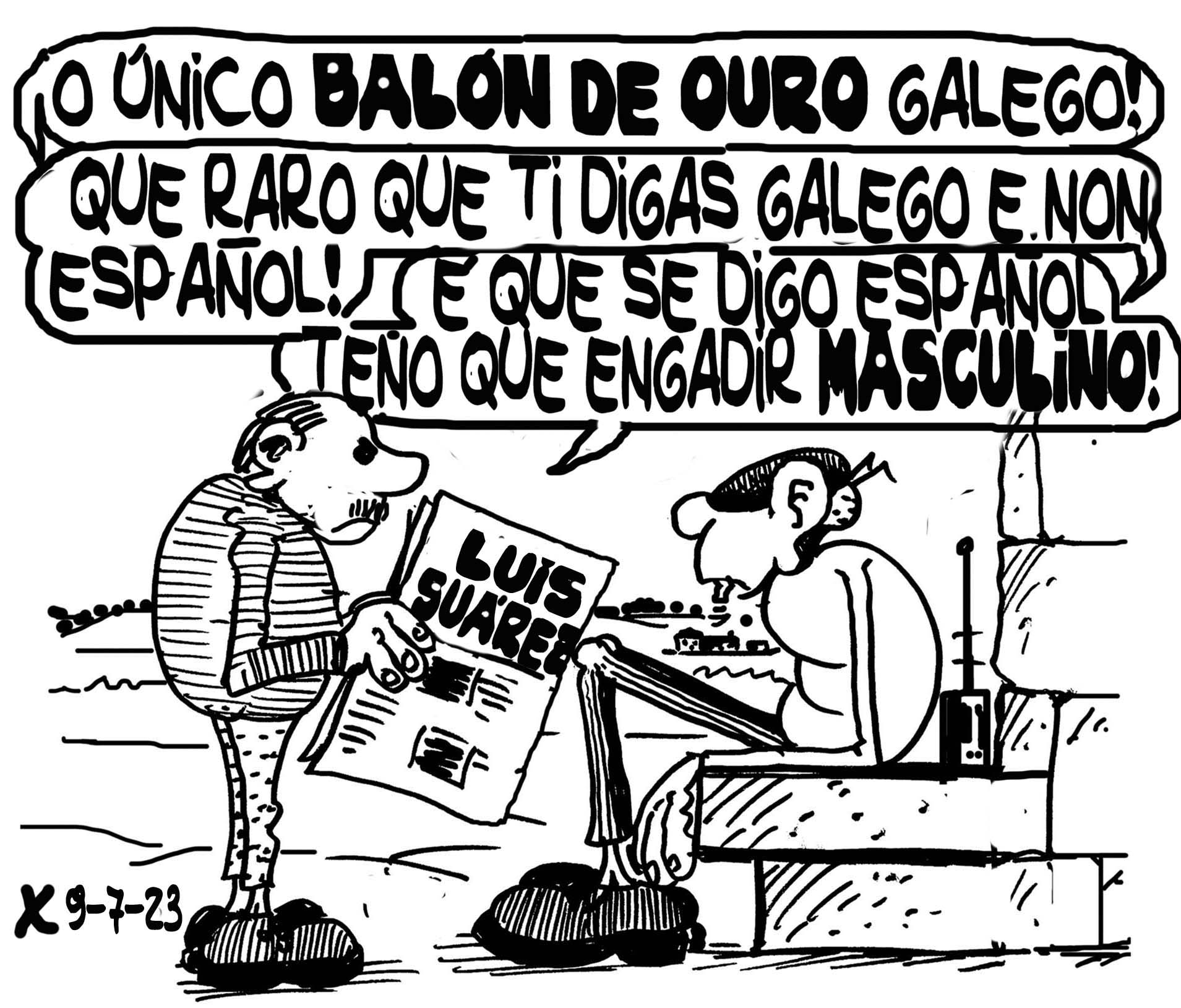 Viñeta de O Carrabouxo do 9 de xullo de 2023