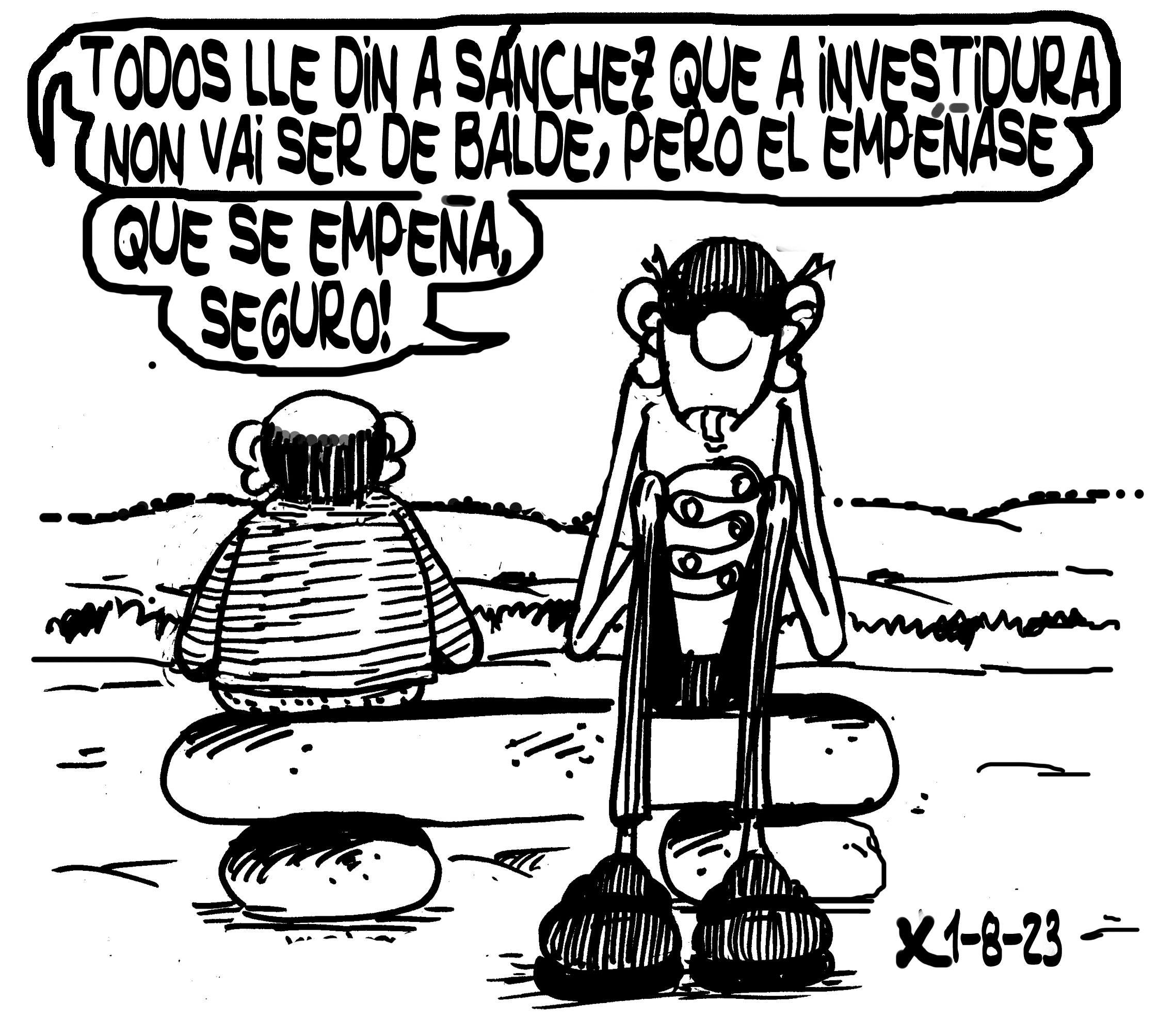 Viñeta de O Carrabouxo do 3 de agosto de 2023