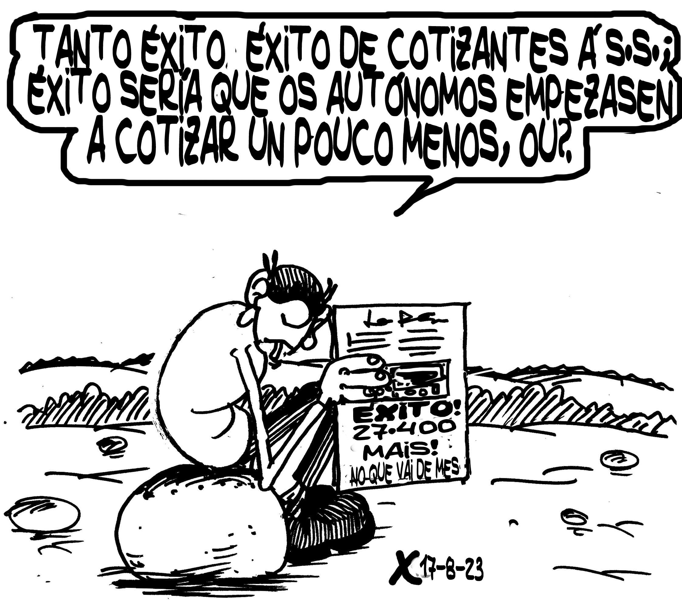 Viñeta de O Carrabouxo do 17 de agosto de 2023