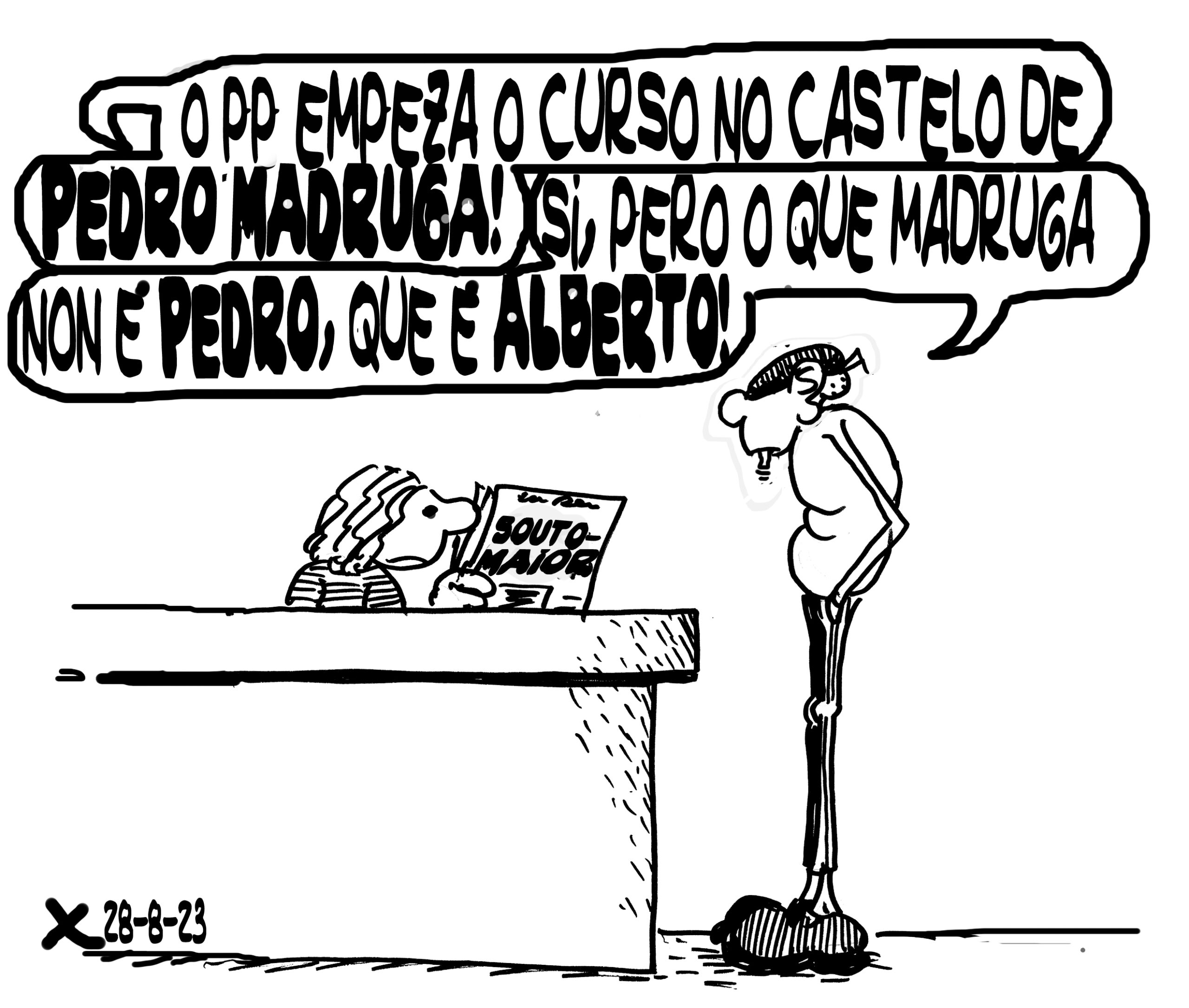 Viñeta de O Carrabouxo do 26 de agosto de 2023