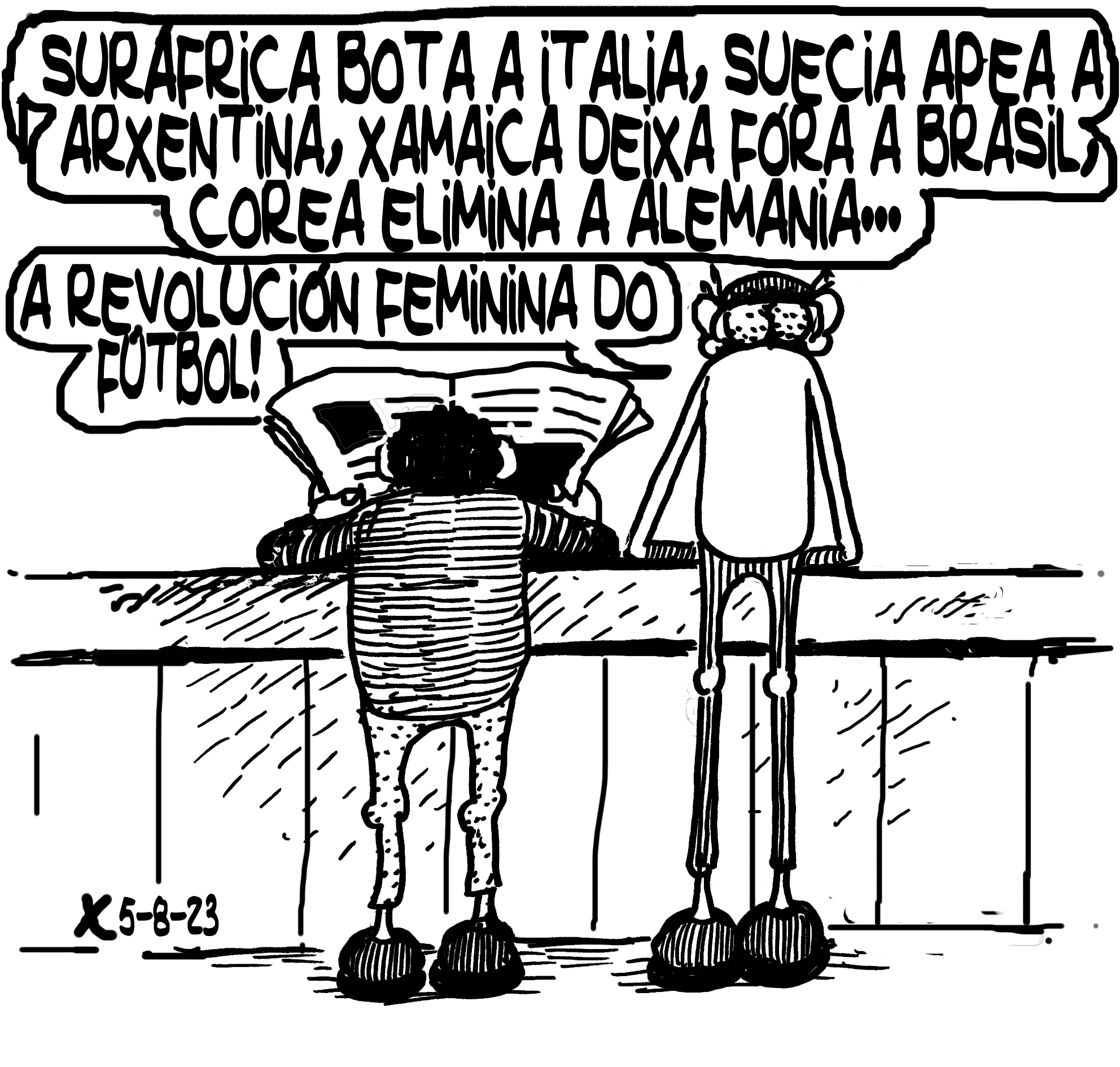 Viñeta de O Carrabouxo do 5 de agosto de 2023