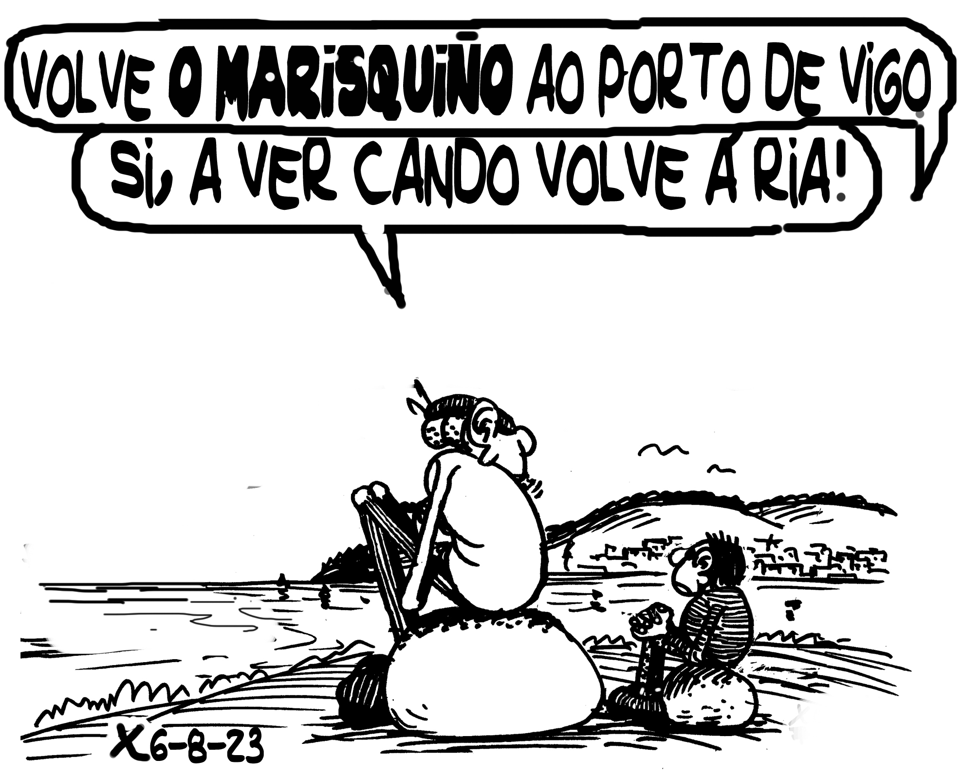 Viñeta de O Carrabouxo do 6 de agosto de 2023