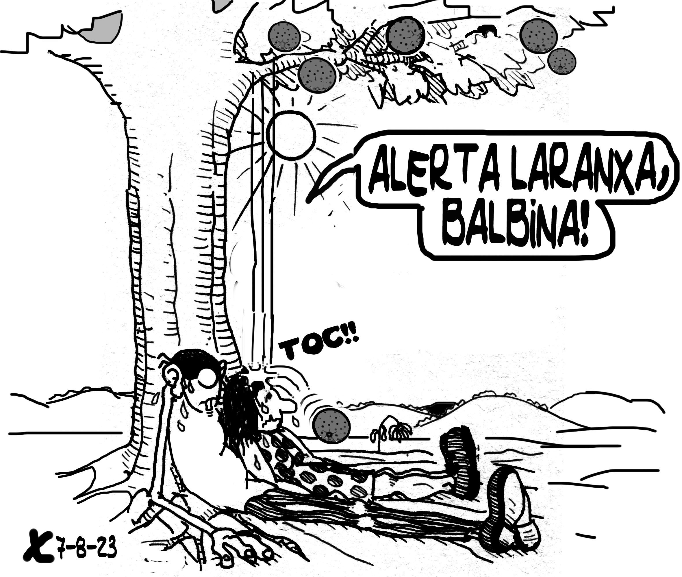 Viñeta de O Carrabouxo do 7 de agosto de 2023