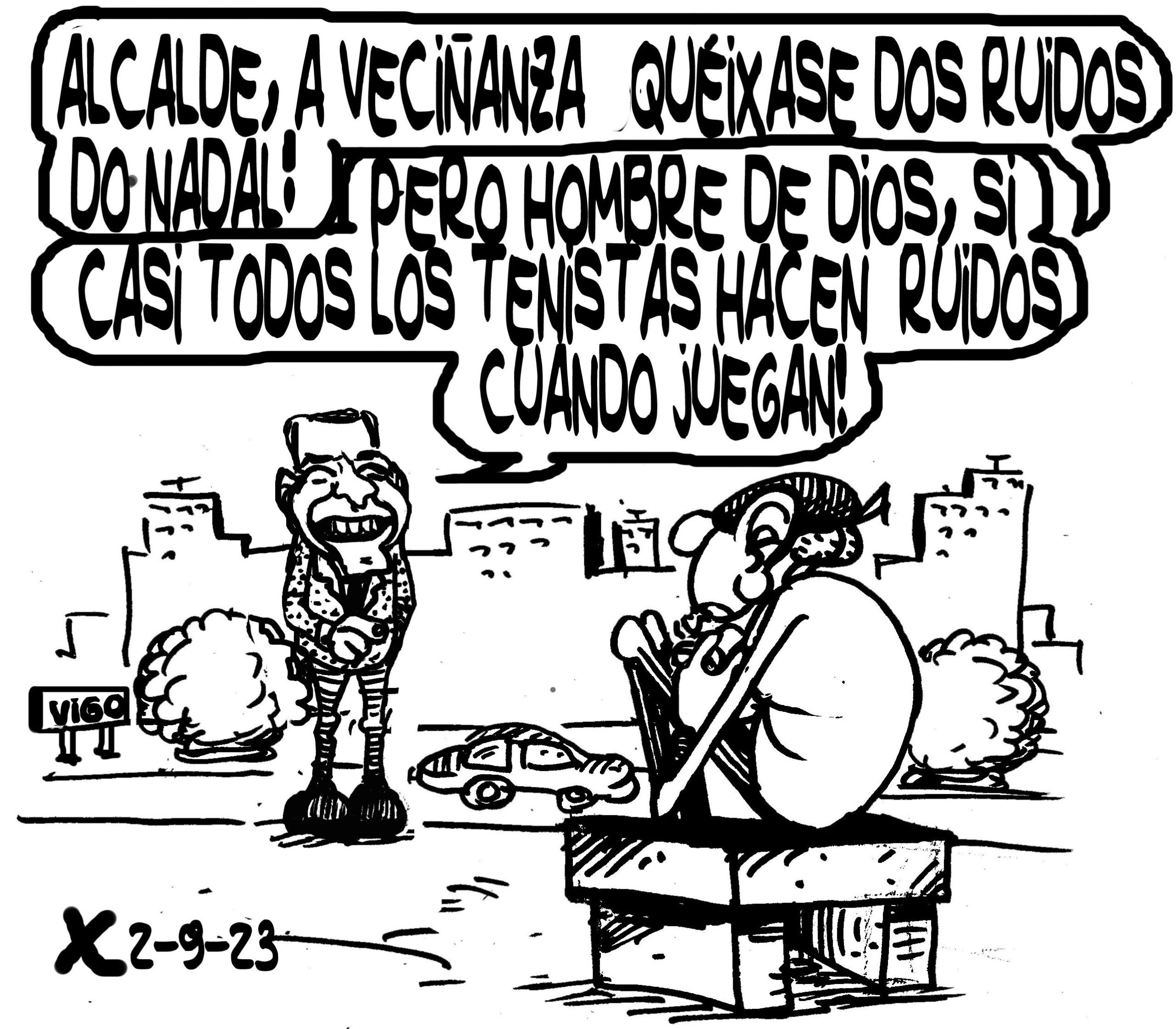 Viñeta de O Carrabouxo do 2 de setembro de 2023