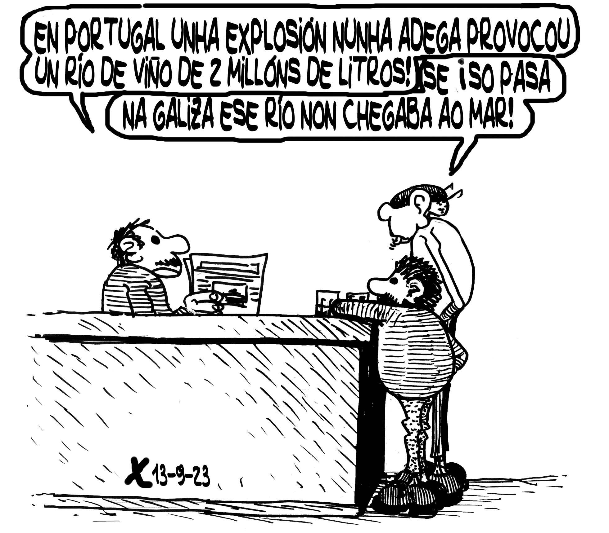 Viñeta de O Carrabouxo do 13 de setembro de 2023