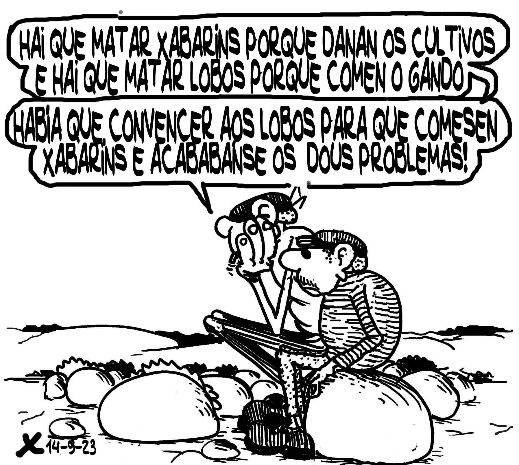 Viñeta de O Carrabouxo do 14 de setembro de 2023
