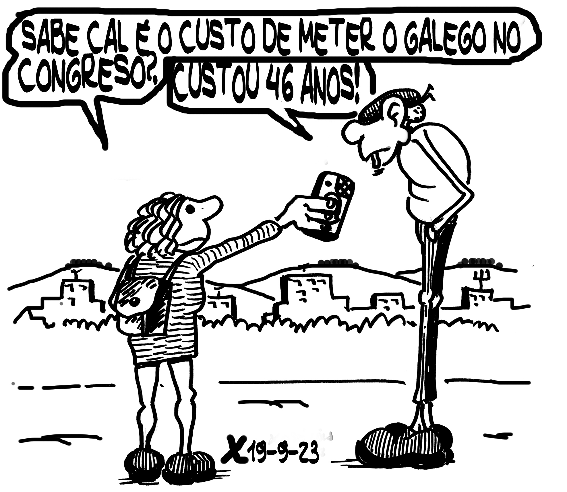 Viñeta de O Carrabouxo do 19 de setembro de 2023