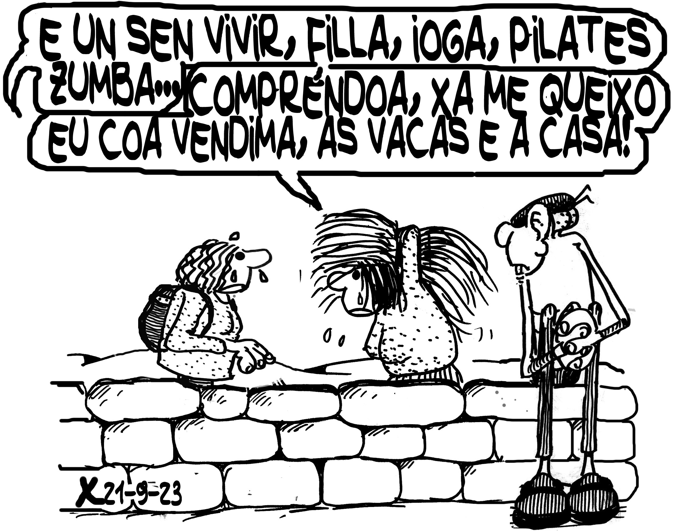 Viñeta de O Carrabouxo do 23 de setembro de 2023