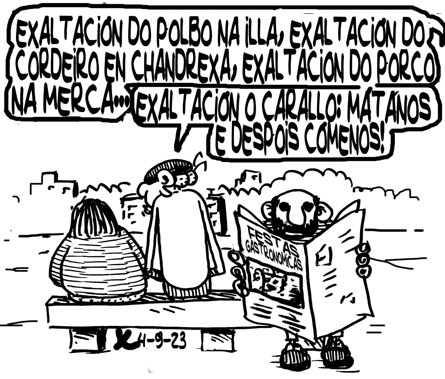 Viñeta de O Carrabouxo do 4 de setembro de 2023