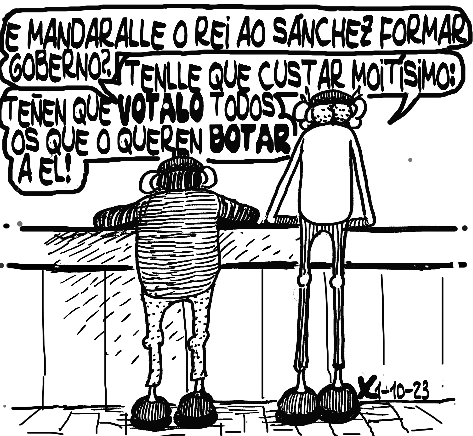 Viñeta de O Carrabouxo do 1 de outubro de 2023