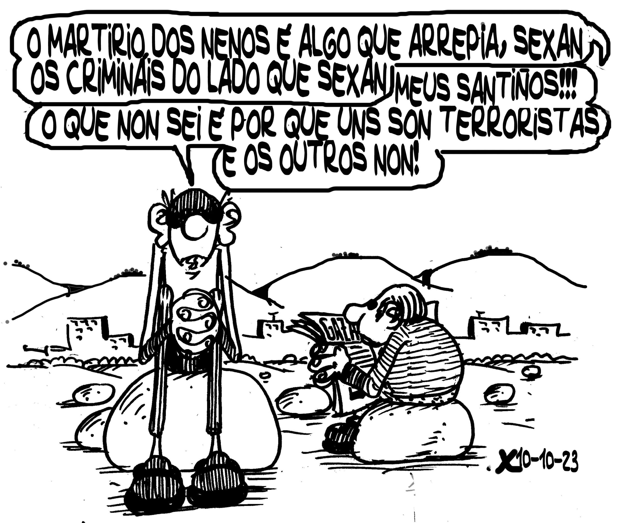 Viñeta de O Carrabouxo do 10 de outubro de 2023