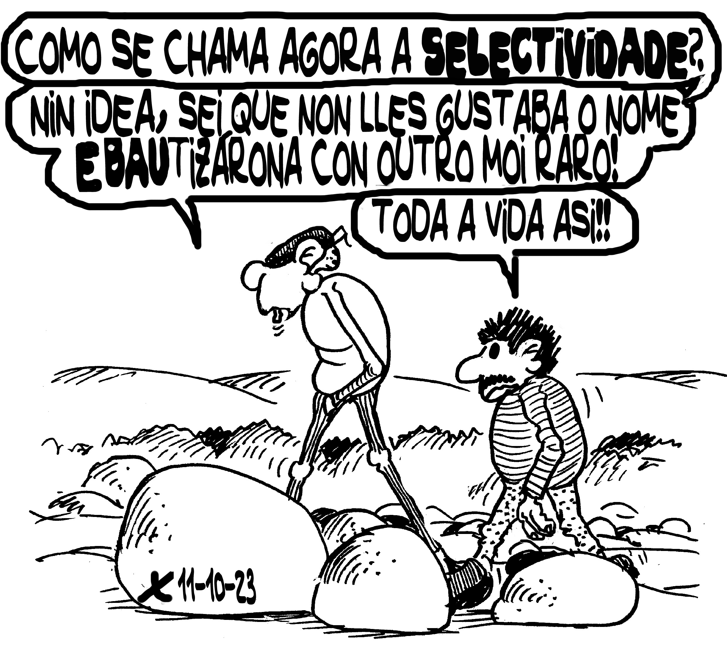 Viñeta de O Carrabouxo do 13 de outubro de 2023