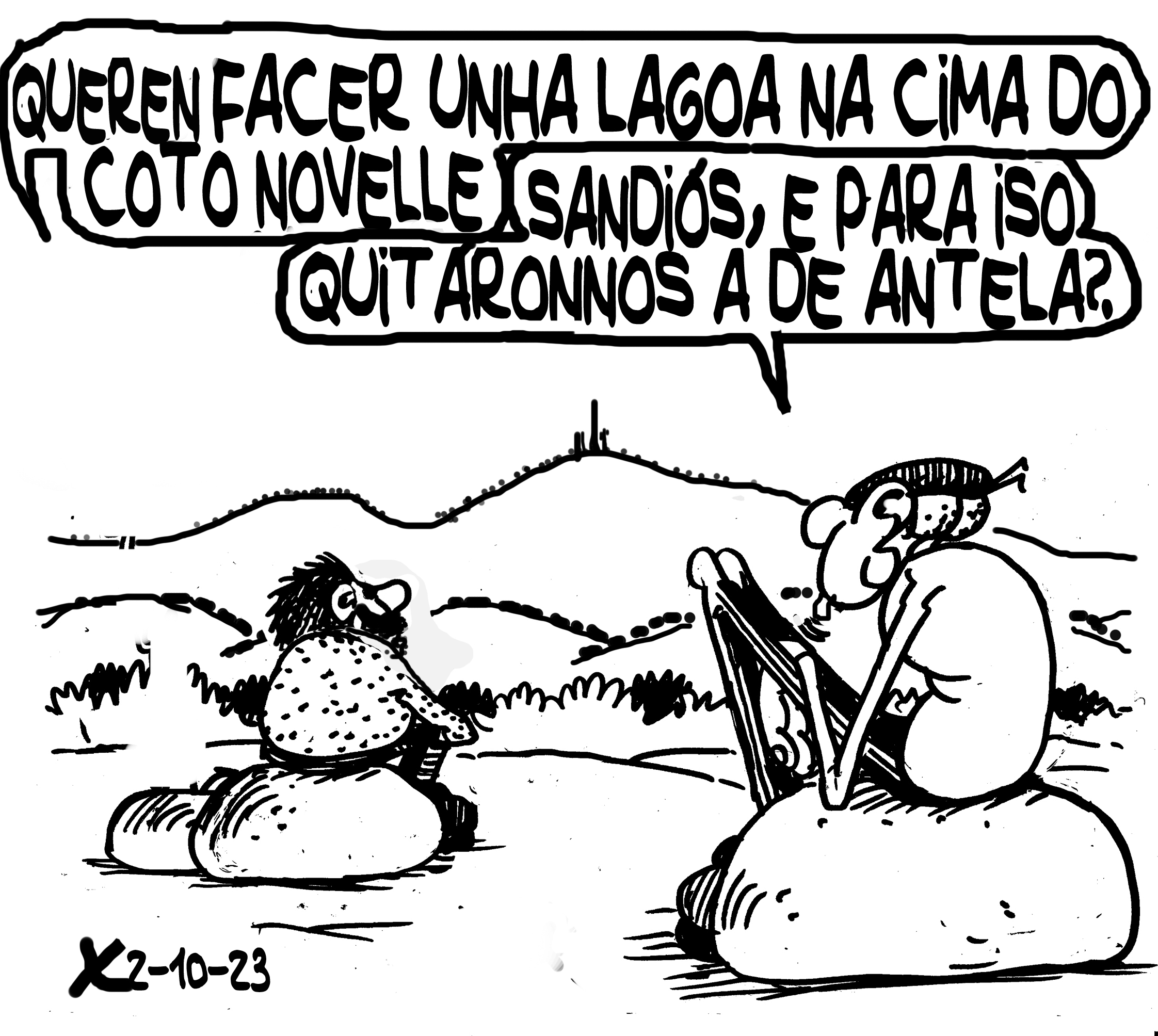 Viñeta de O Carrabouxo do 2 de outubro de 2023