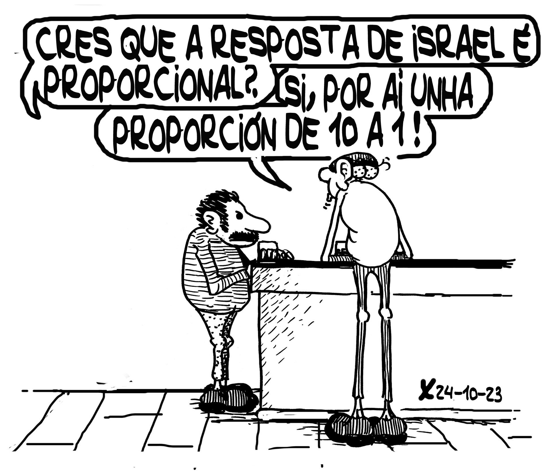 Viñeta de O Carrabouxo do 24 de outubro de 2023