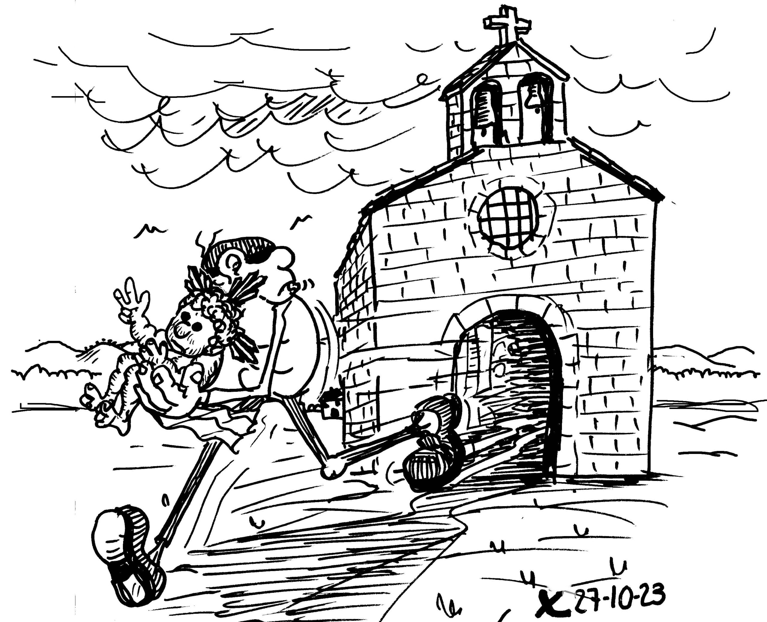 Viñeta de O Carrabouxo do 27 de outubro de 2023
