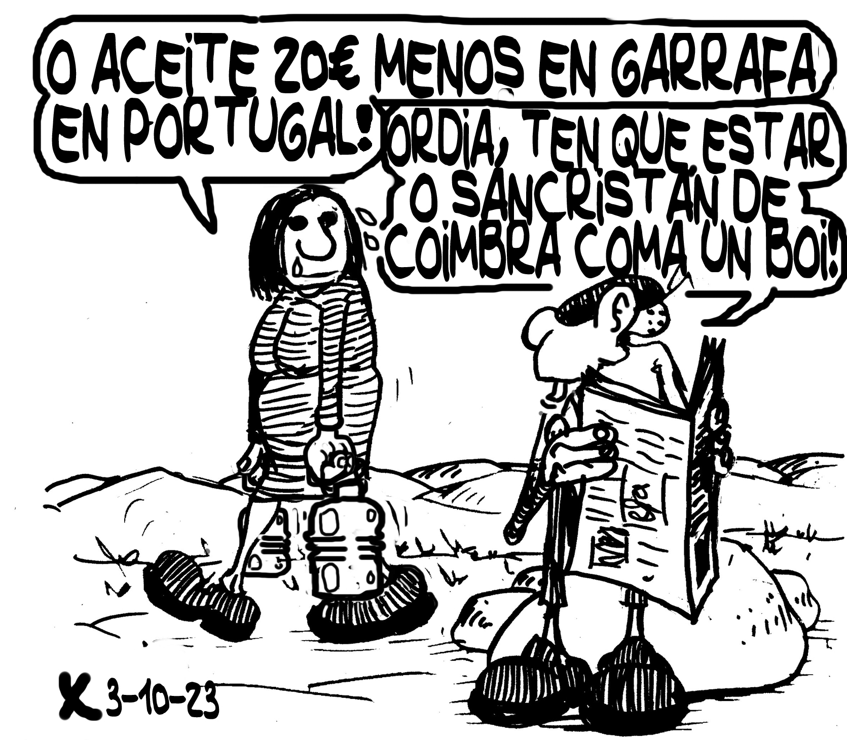 Viñeta de O Carrabouxo do 3 de outubro de 2023
