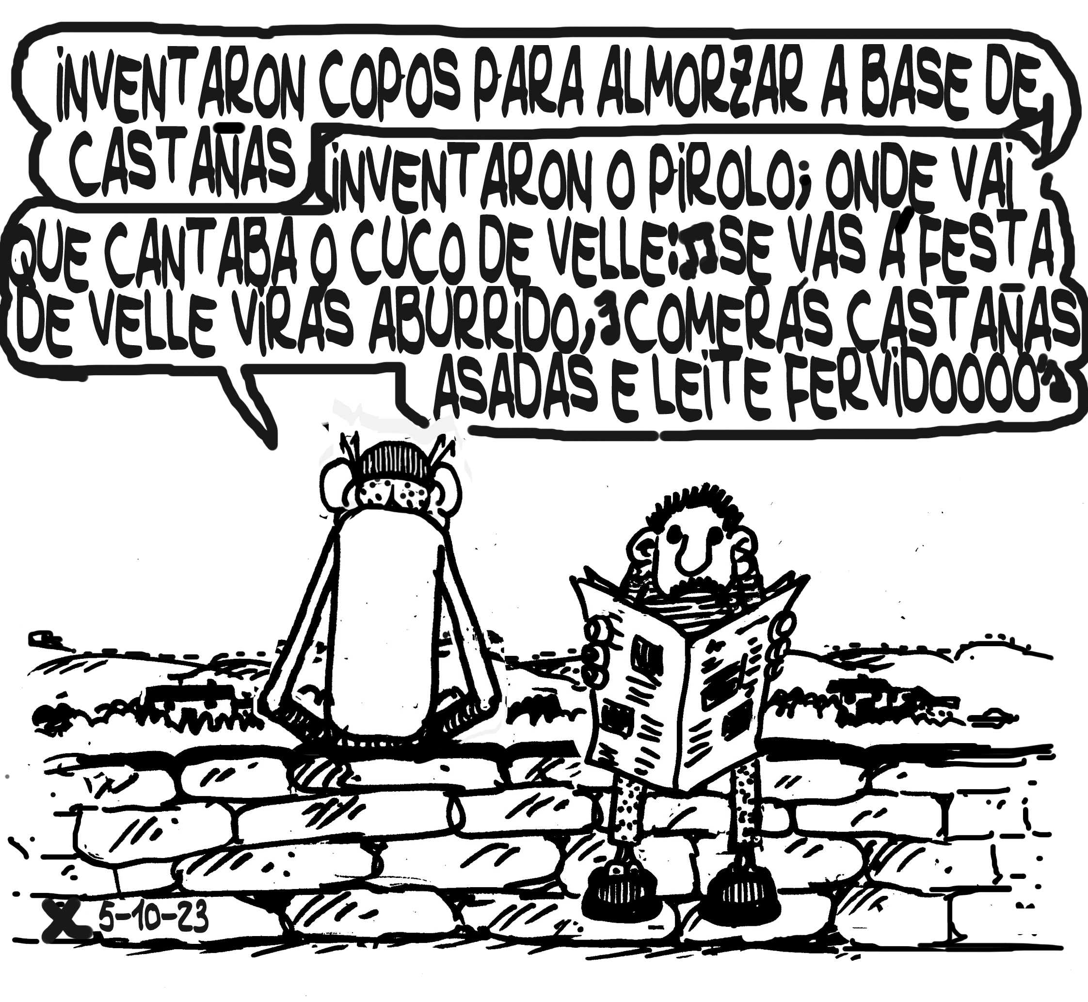 Viñeta de O Carrabouxo do 5 de outubro de 2023