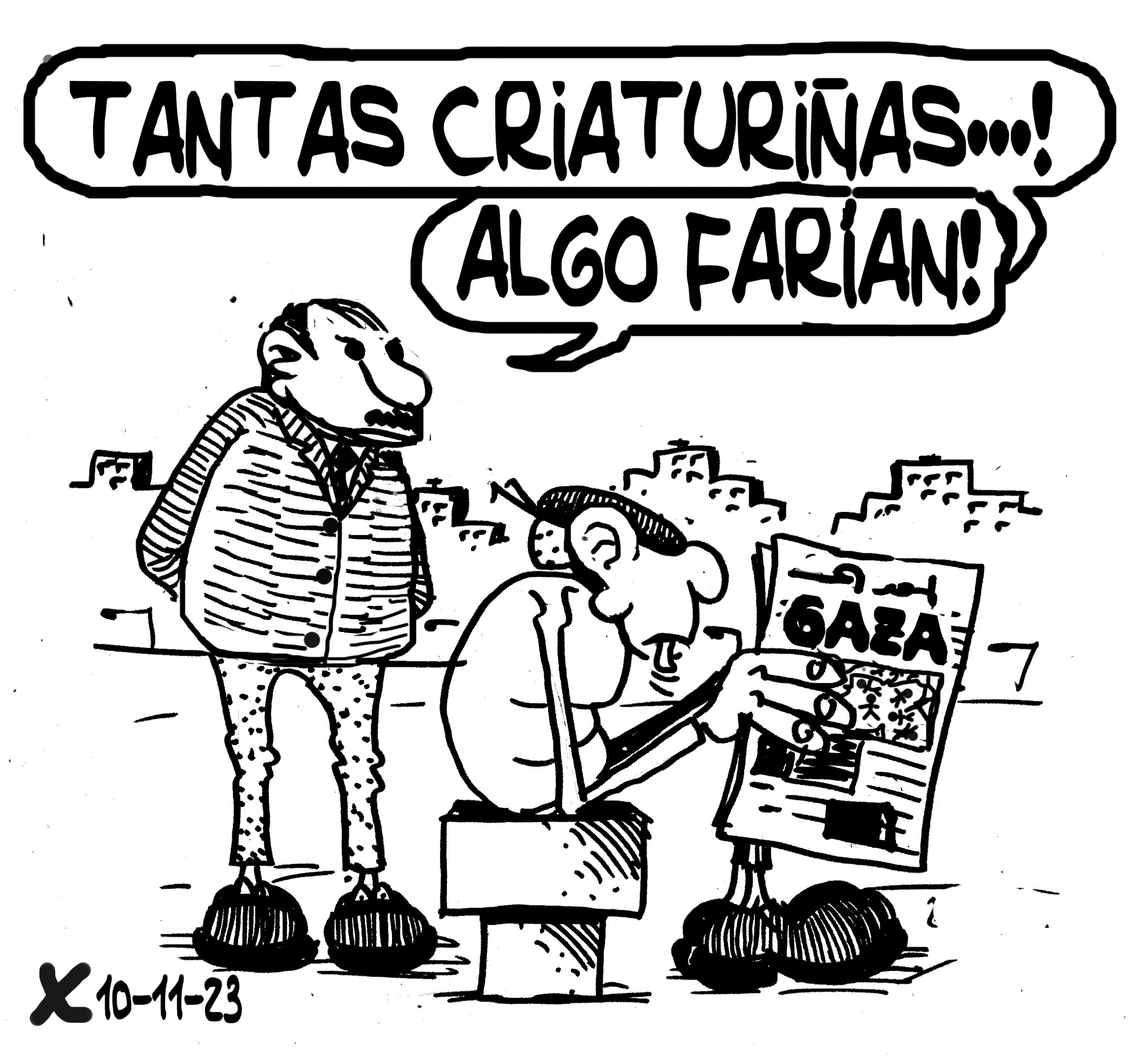 Viñeta de O Carrabouxo do 10 de novembro de 2023