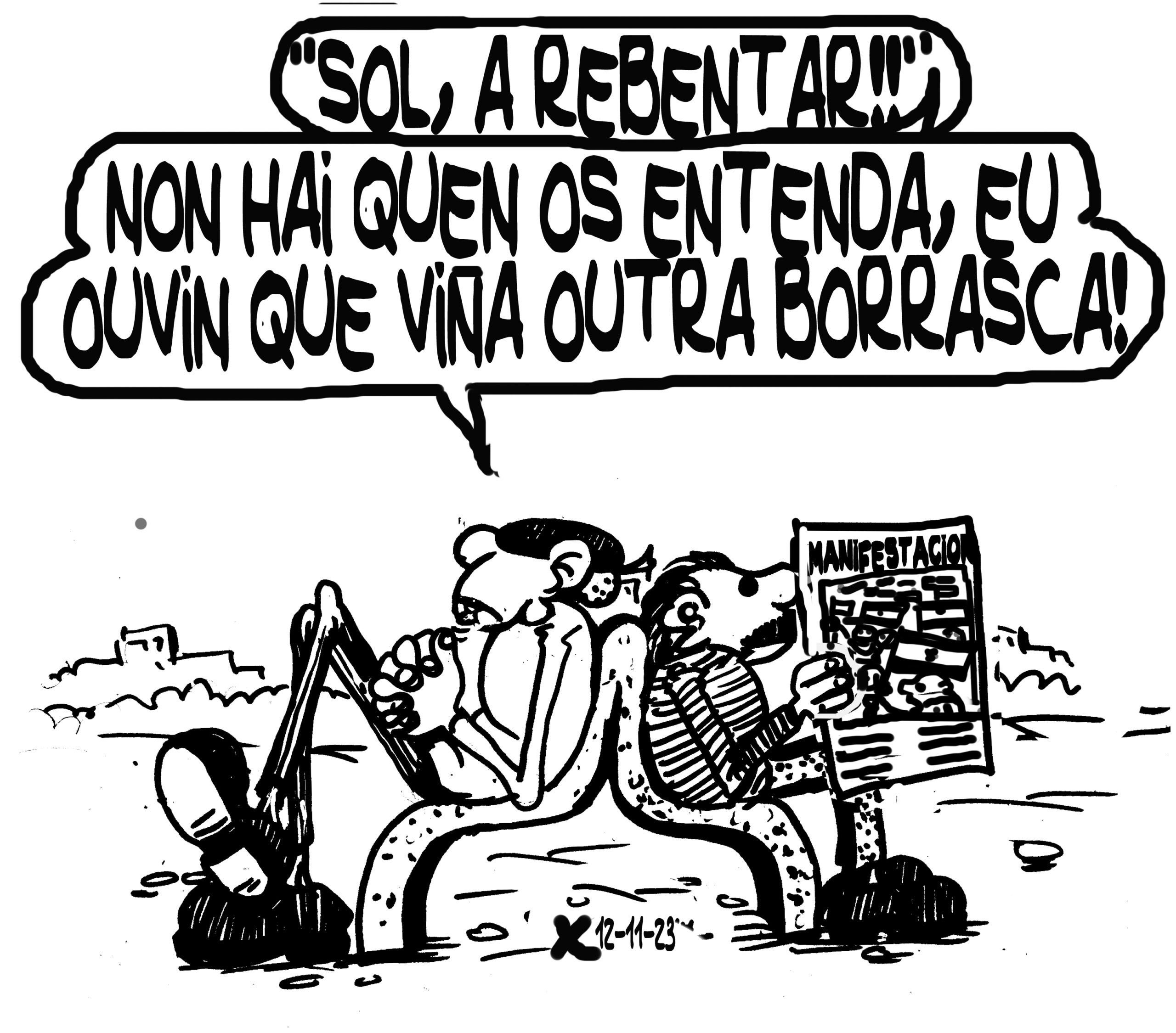 Viñeta de O Carrabouxo do 12 de novembro de 2023