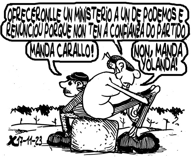 Viñeta de O Carrabouxo do 19 de novembro de 2023