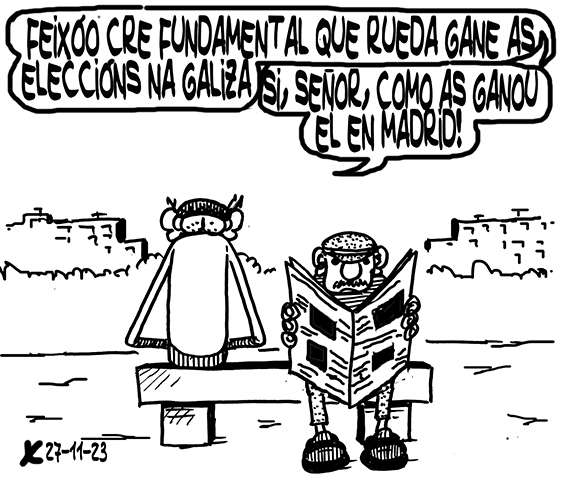 Viñeta de O Carrabouxo do 27 de novembro de 2023