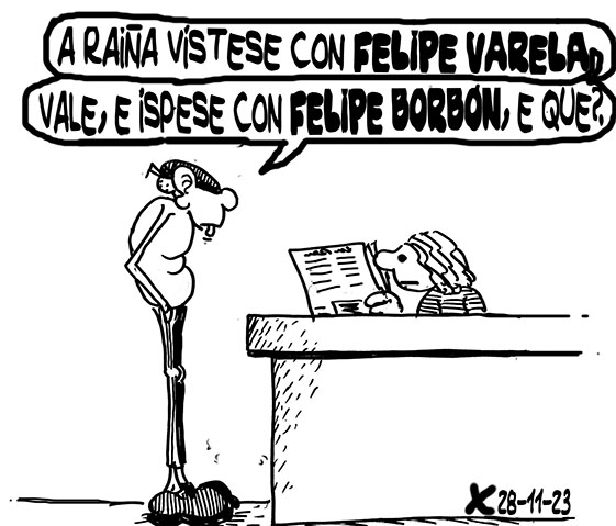 Viñeta de O Carrabouxo do 28 de novembro de 2023