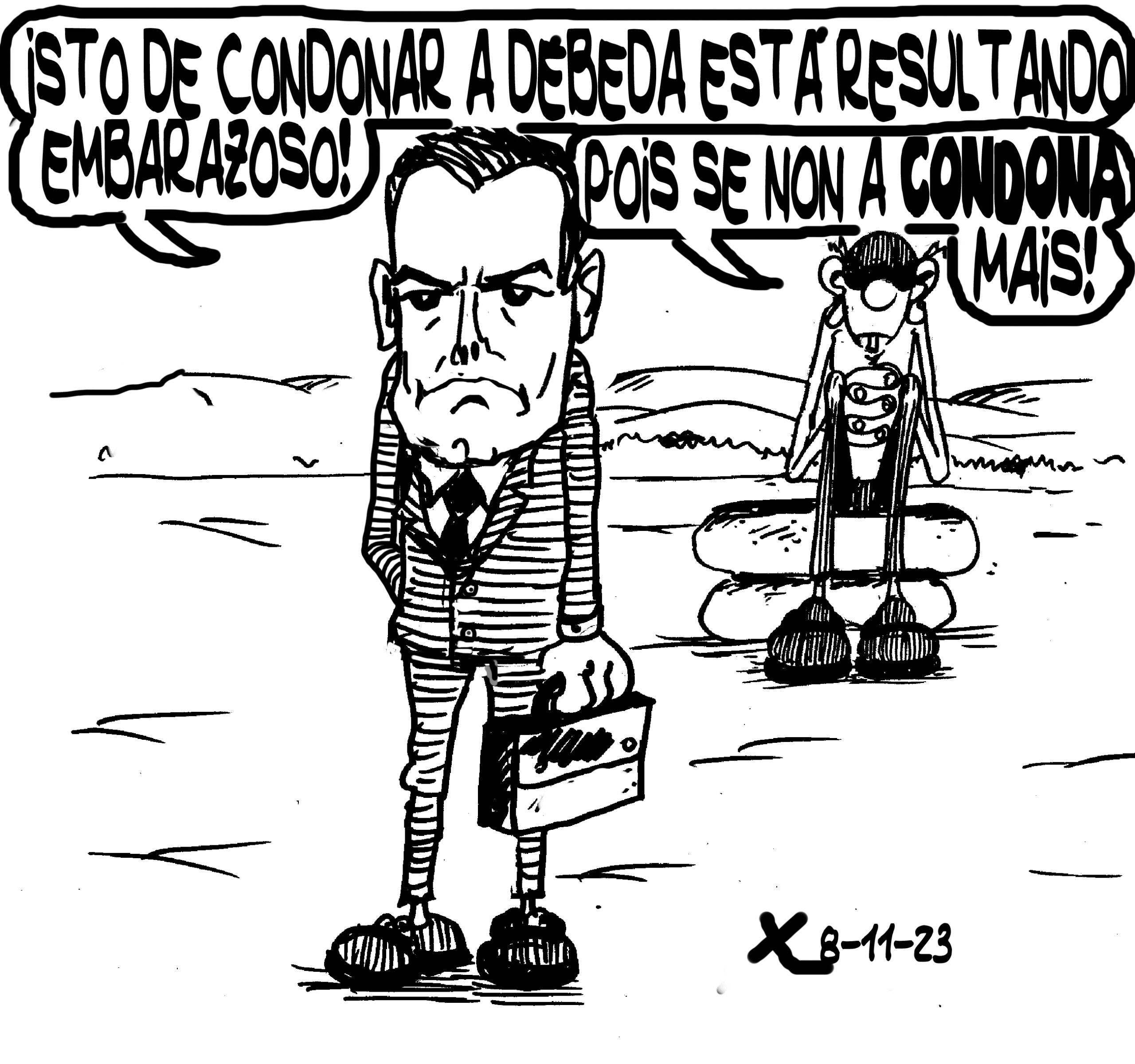 Viñeta de O Carrabouxo do 8 de novembro de 2023