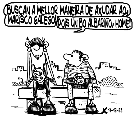 Viñeta de O Carrabouxo do 11 de decembro de 2023