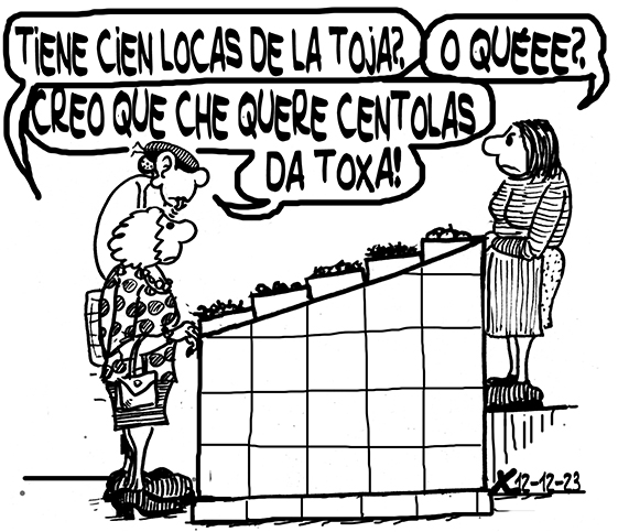 Viñeta de O Carrabouxo do 12 de decembro de 2023